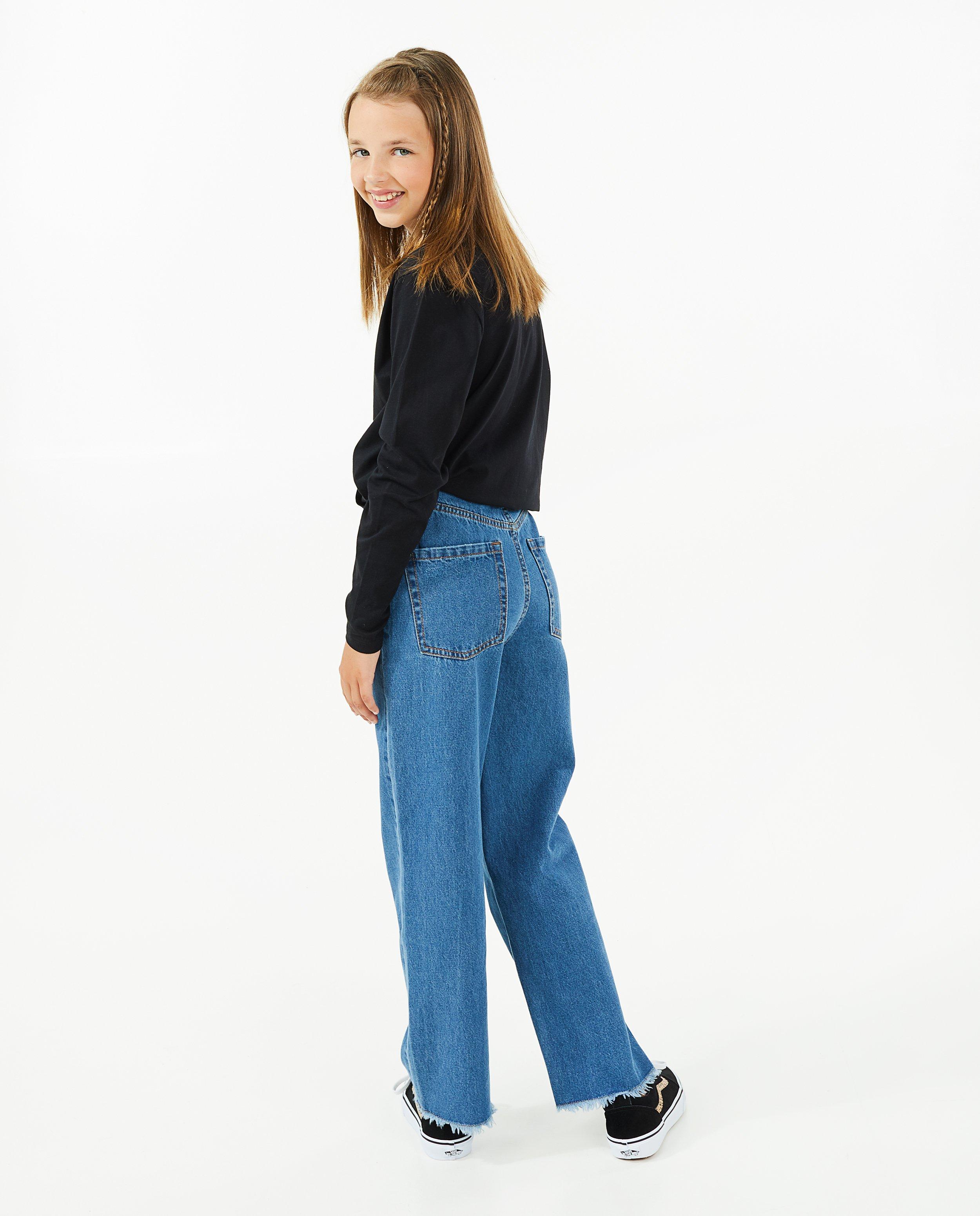 Jeans - Blauwe jeans, straight fit