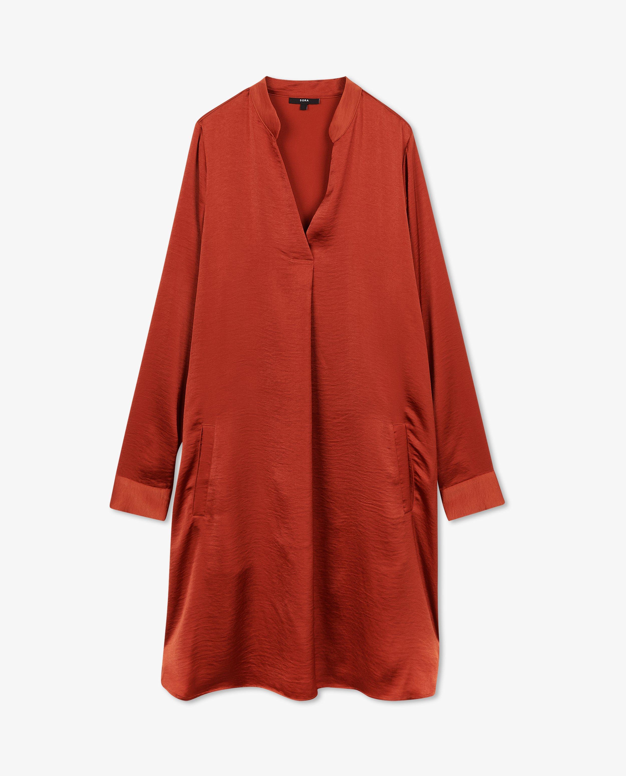 Robes - Robe turquoise en satin