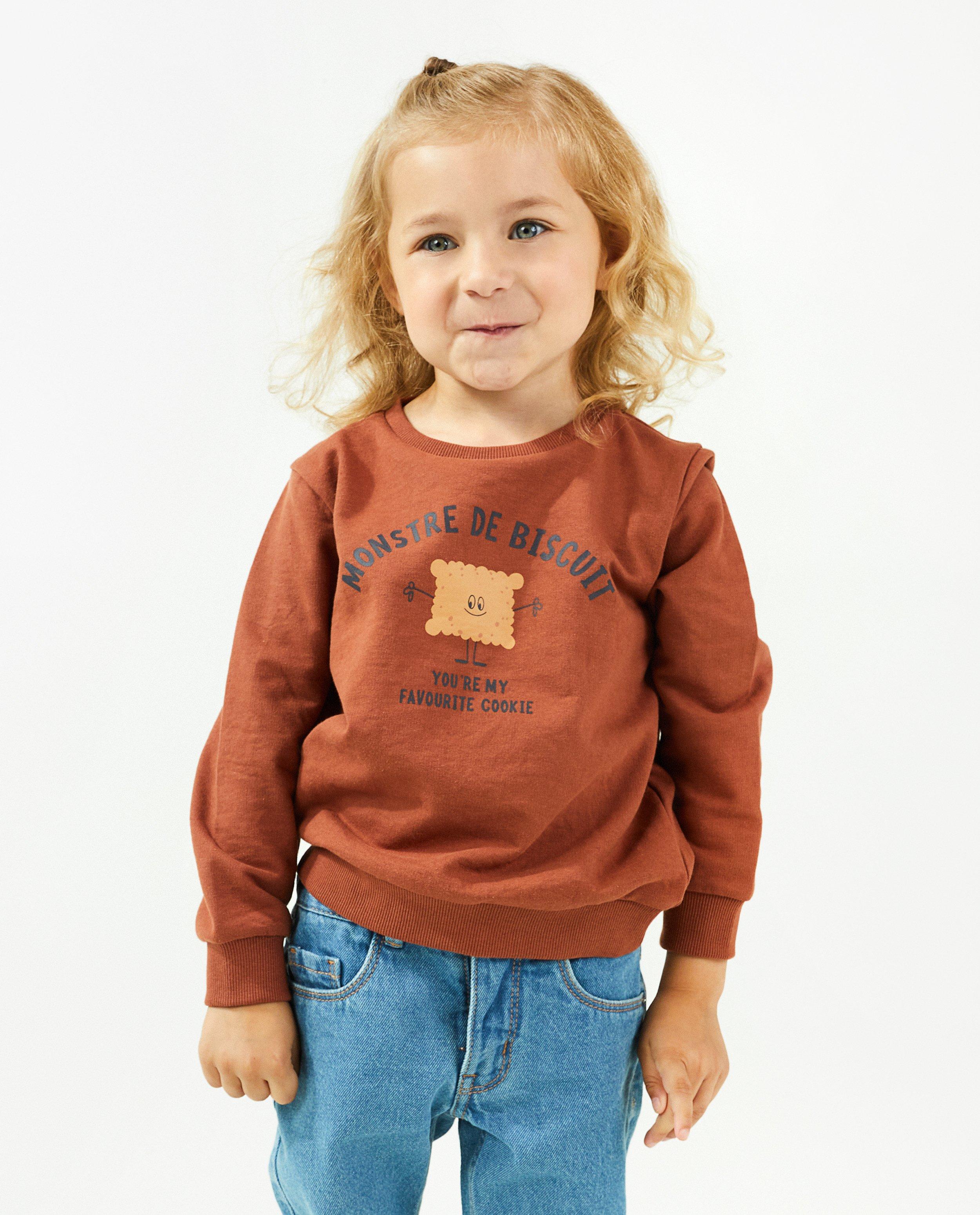 Sweaters - Roze sweater met print