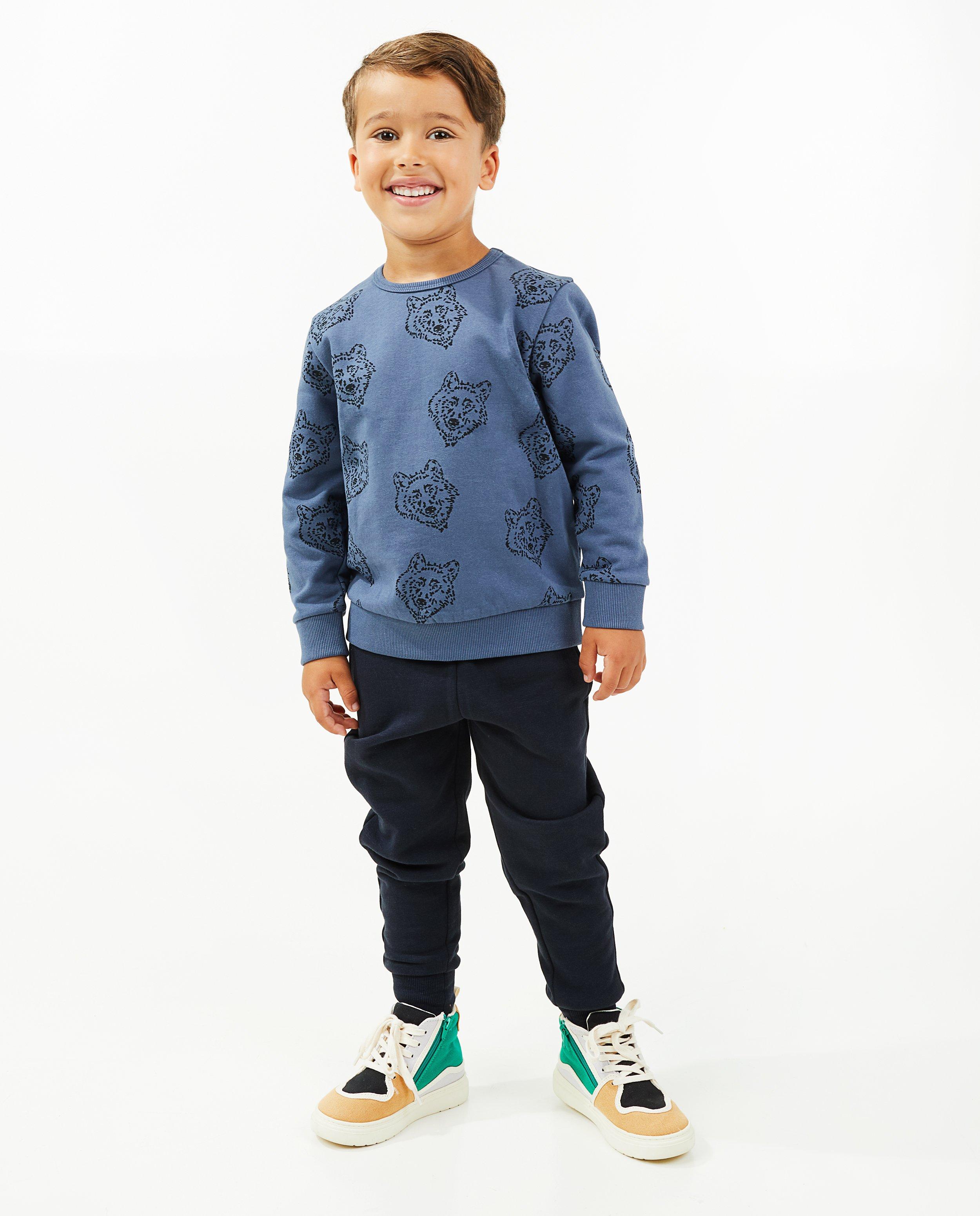 Sweat vert avec imprimé animal - null - Besties
