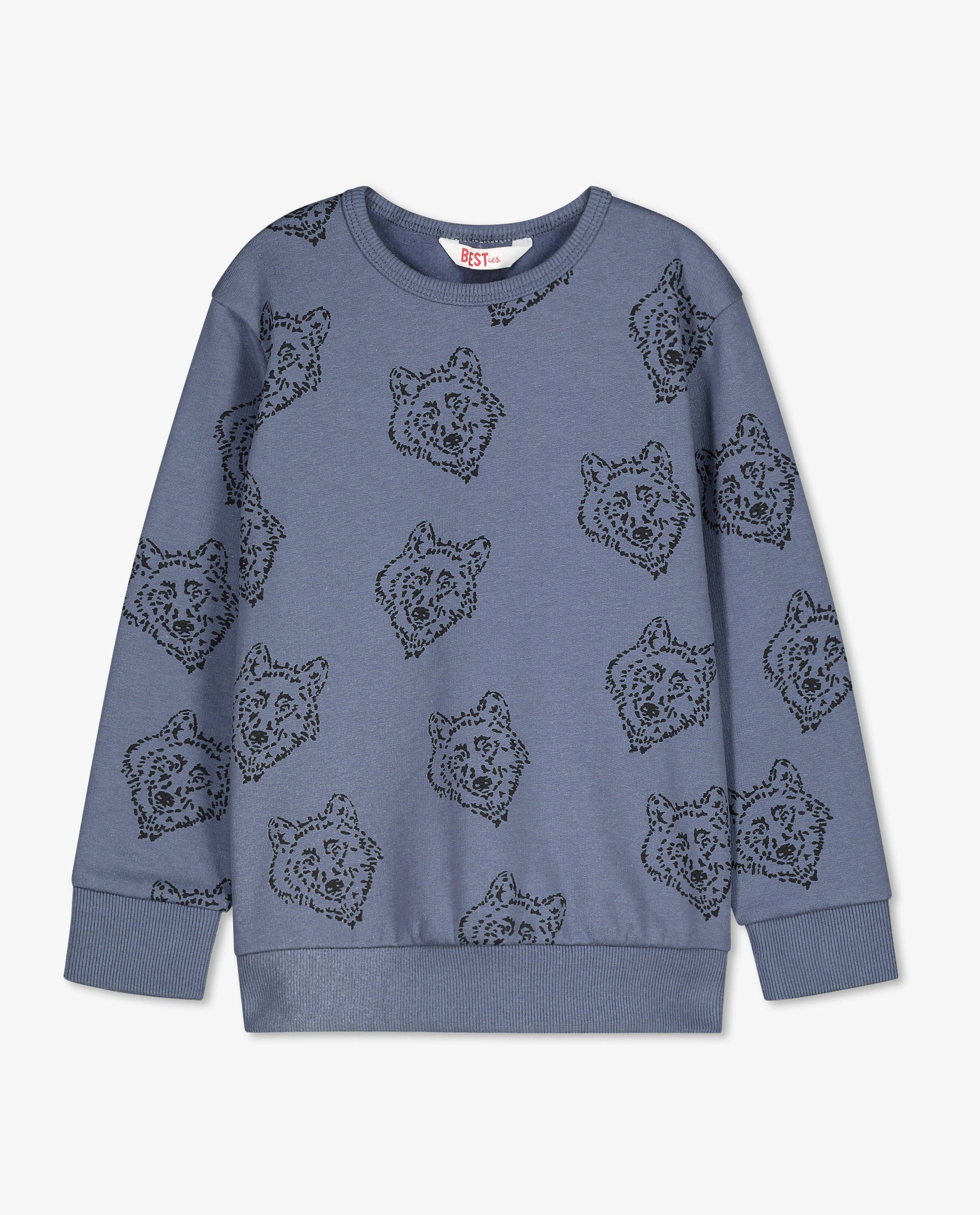 Sweats - Sweat vert avec imprimé animal