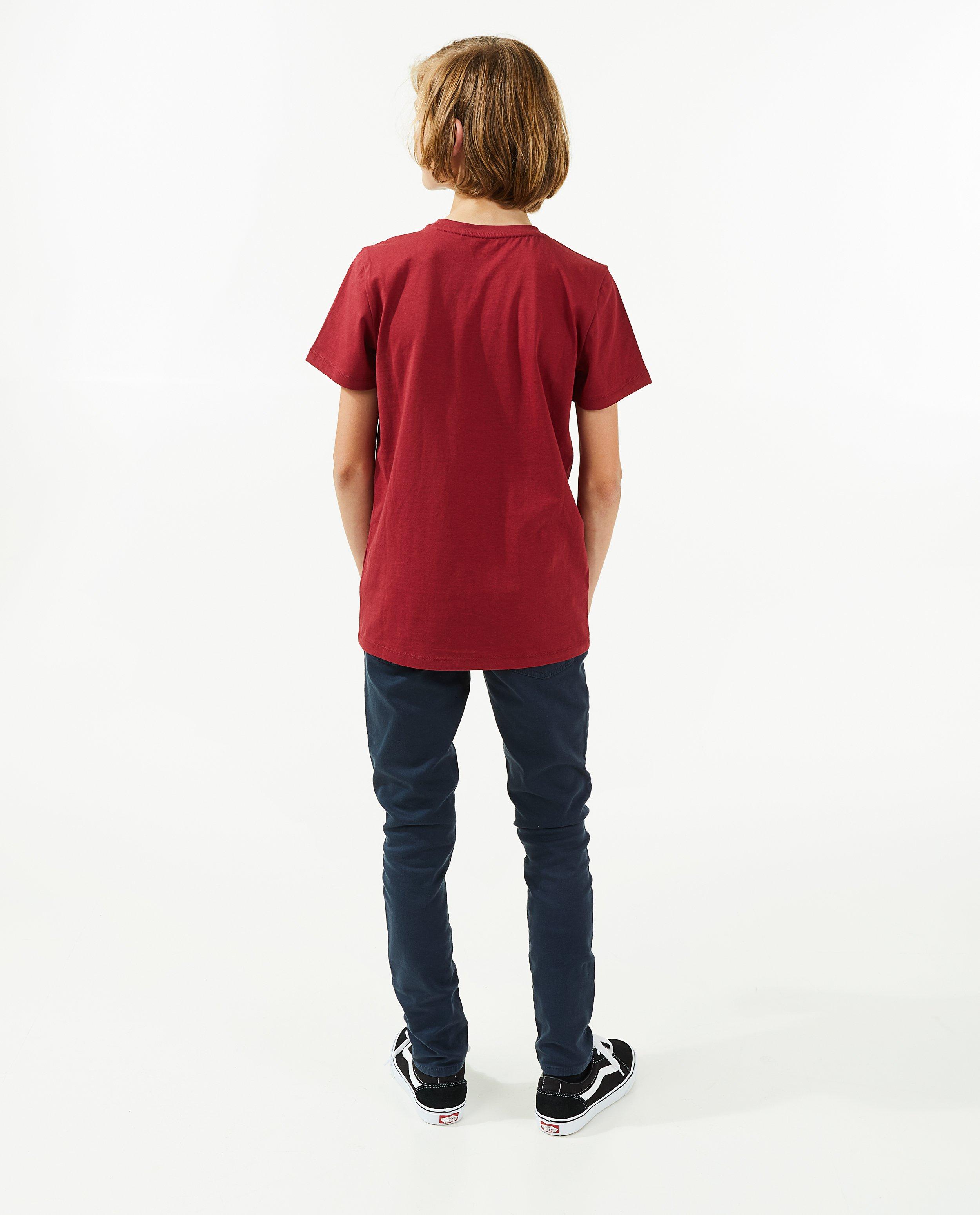 Broeken - Groene broek met slim fit, 7-14 jaar