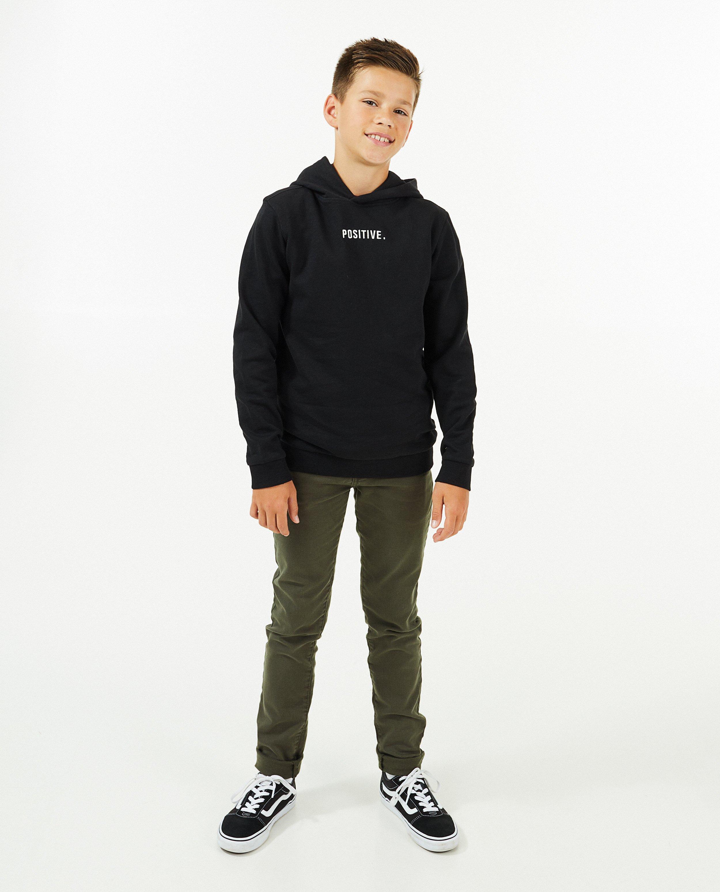 Blauwe broek met slim fit, 7-14 jaar - null - Fish & Chips