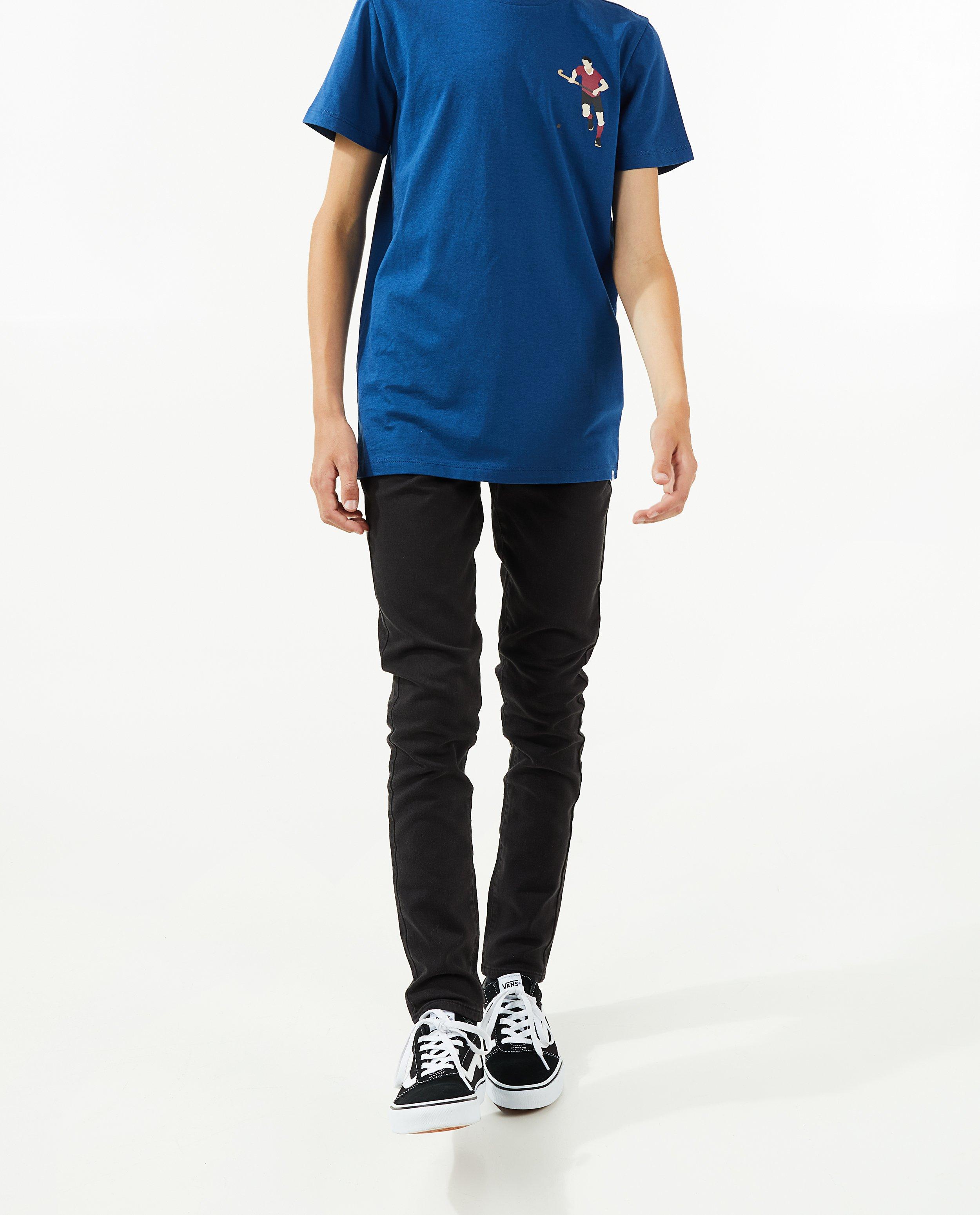 Broeken - Groene broek met slim fit, 7-14 jaar