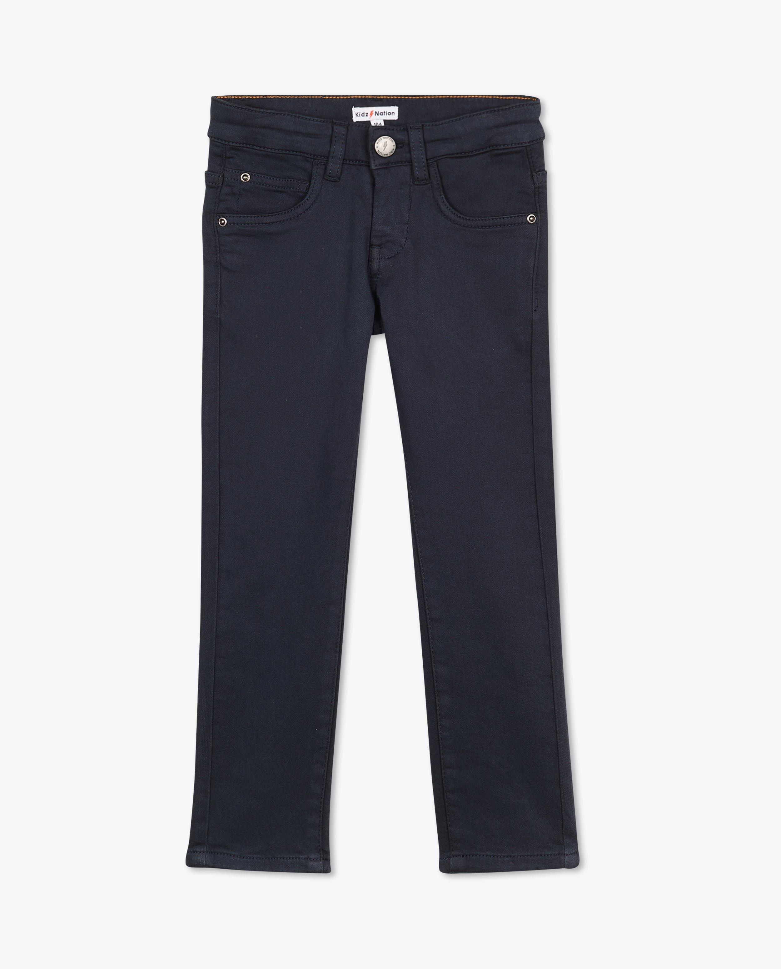 Broeken - Broek van organic sweat denim, 2-7 jaar