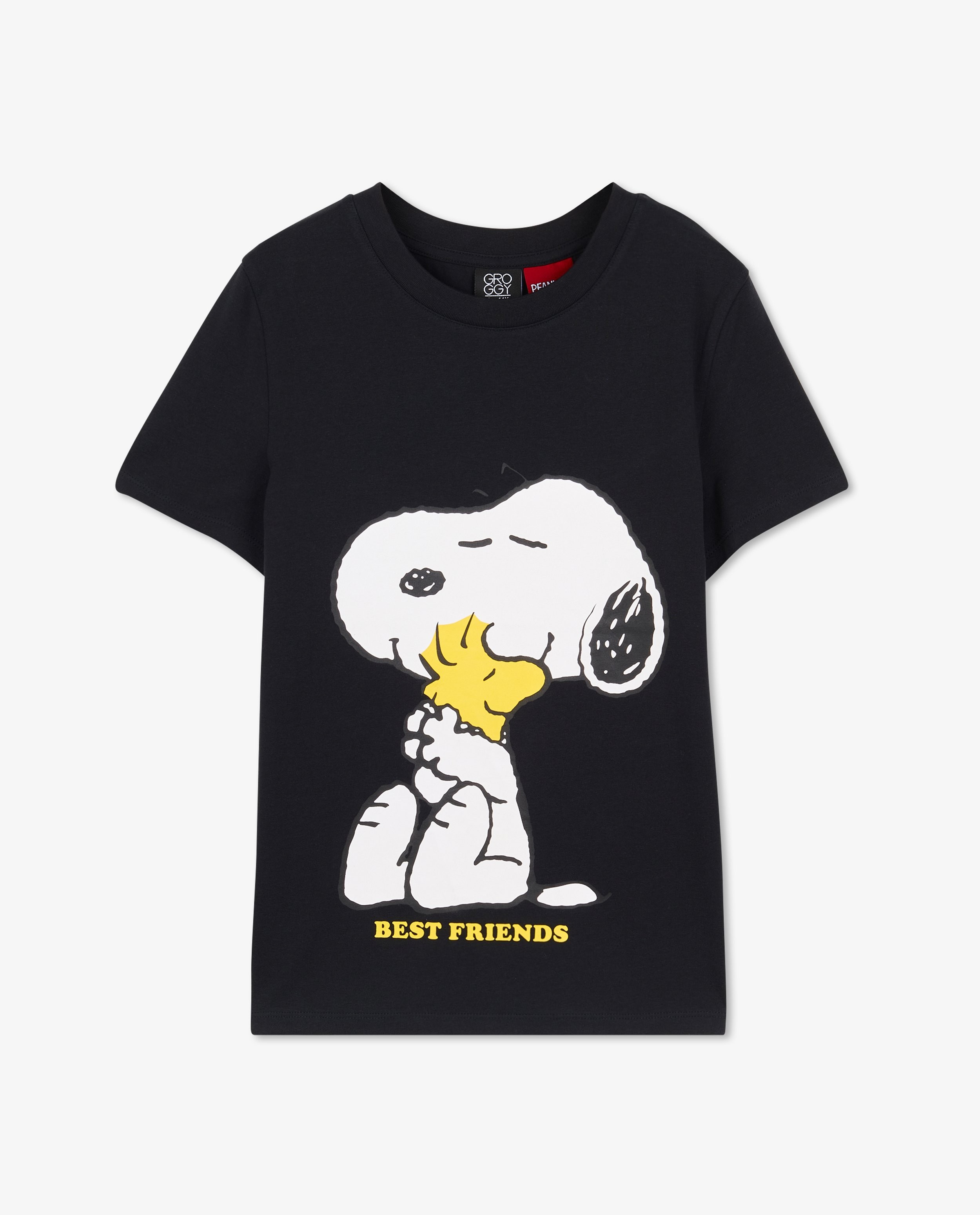 T-shirts - T-shirt noir à imprimé Snoopy