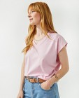 Roze T-shirt van biokatoen - null - Sora