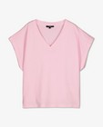 T-shirts - Roze T-shirt van biokatoen