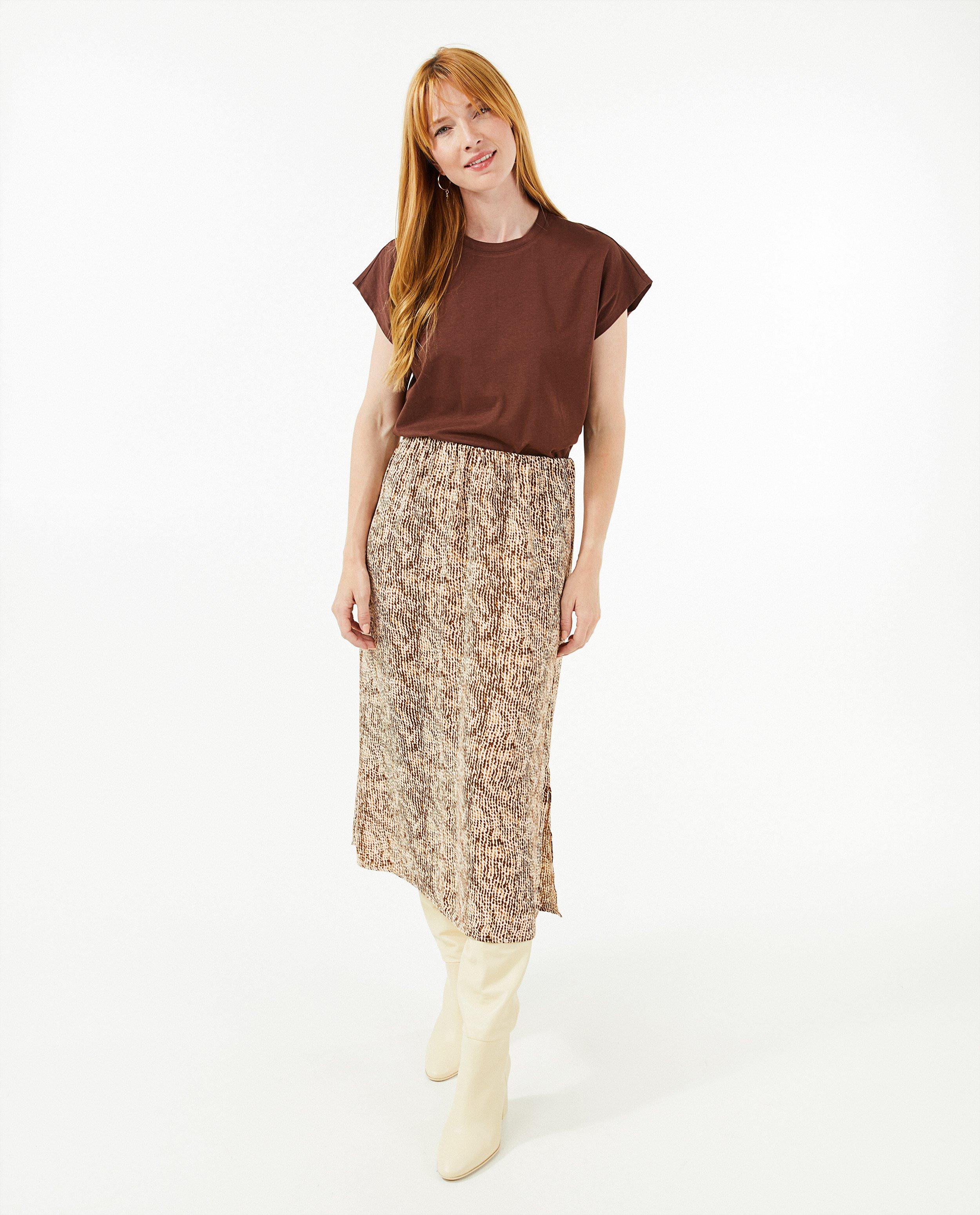 Bruin T-shirt - Product Detail - donkerbruin - afbeelding nummer 1