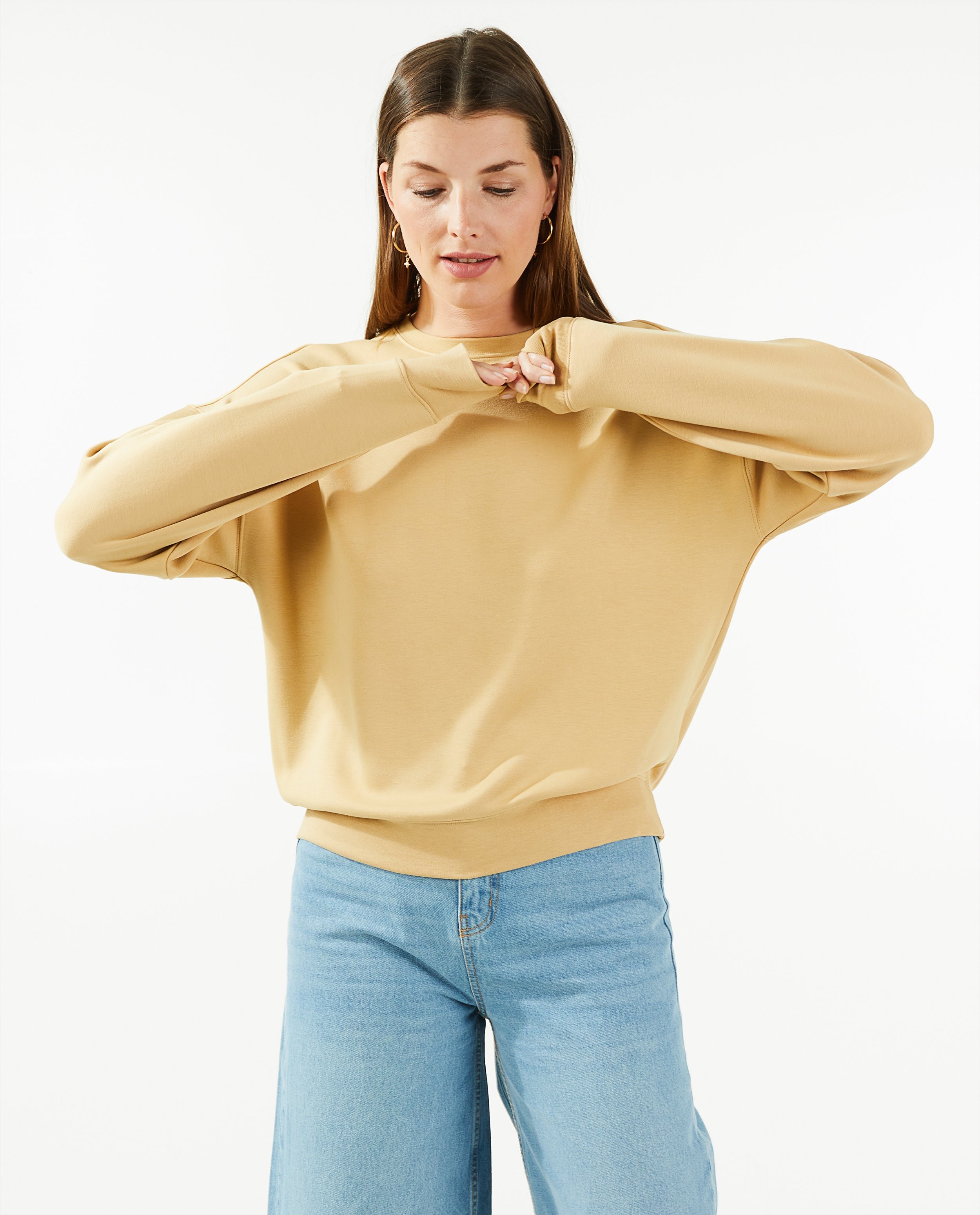 Sweaters - Oranjebruine sweater