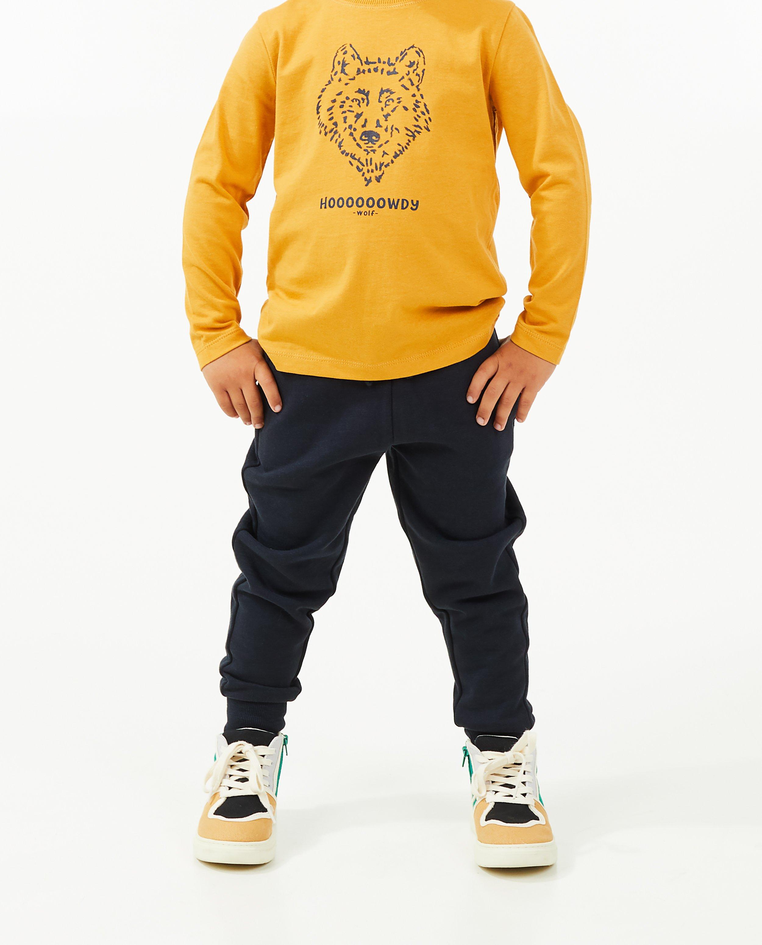 Pantalons - Jogger brun à taille élastique