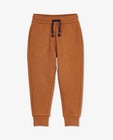 Pantalons - Jogger brun à taille élastique