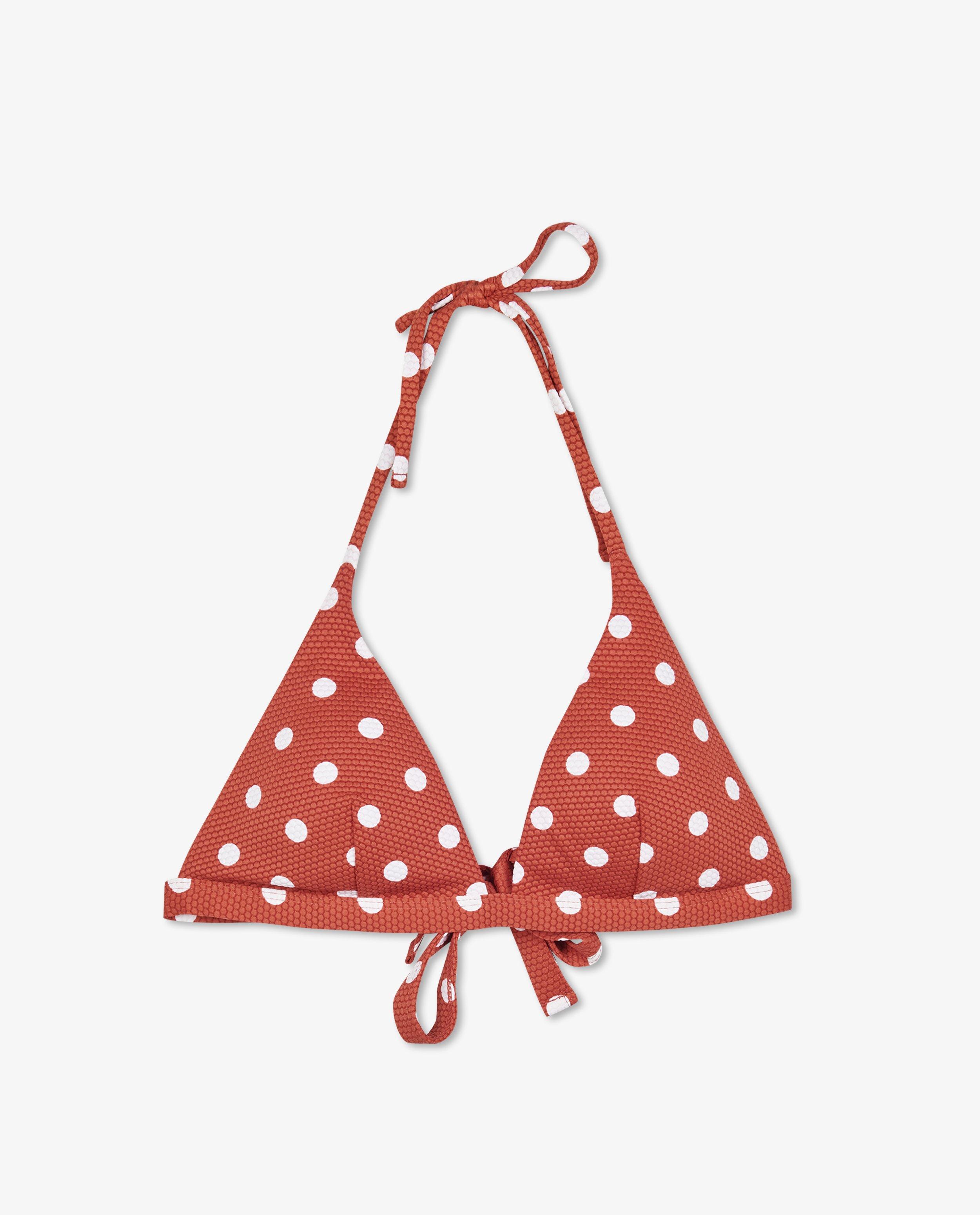Haut de bikini rouge à pois - null - OVS