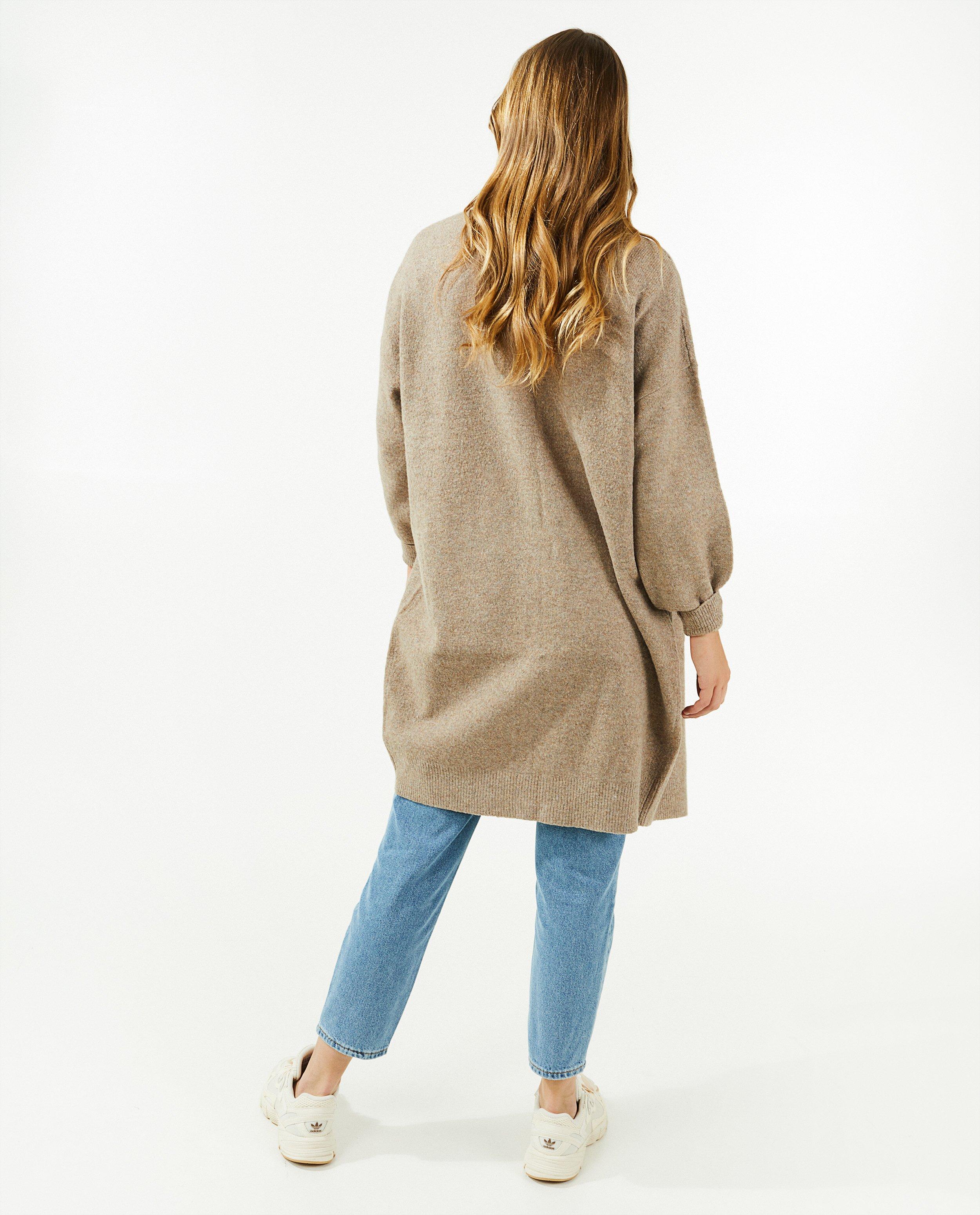 Cardigans - Long cardigan brun clair
