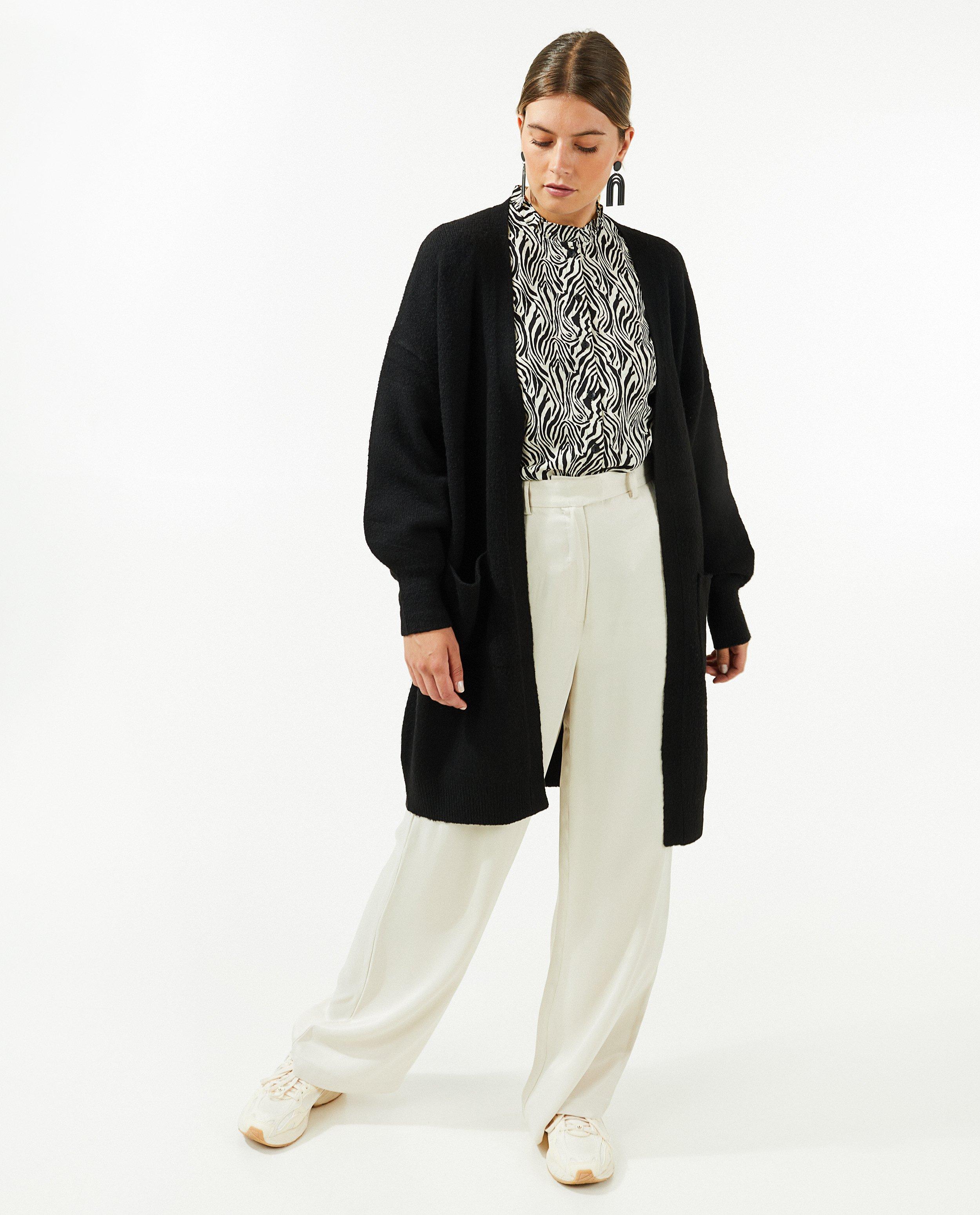 Long cardigan noir - null - Sora