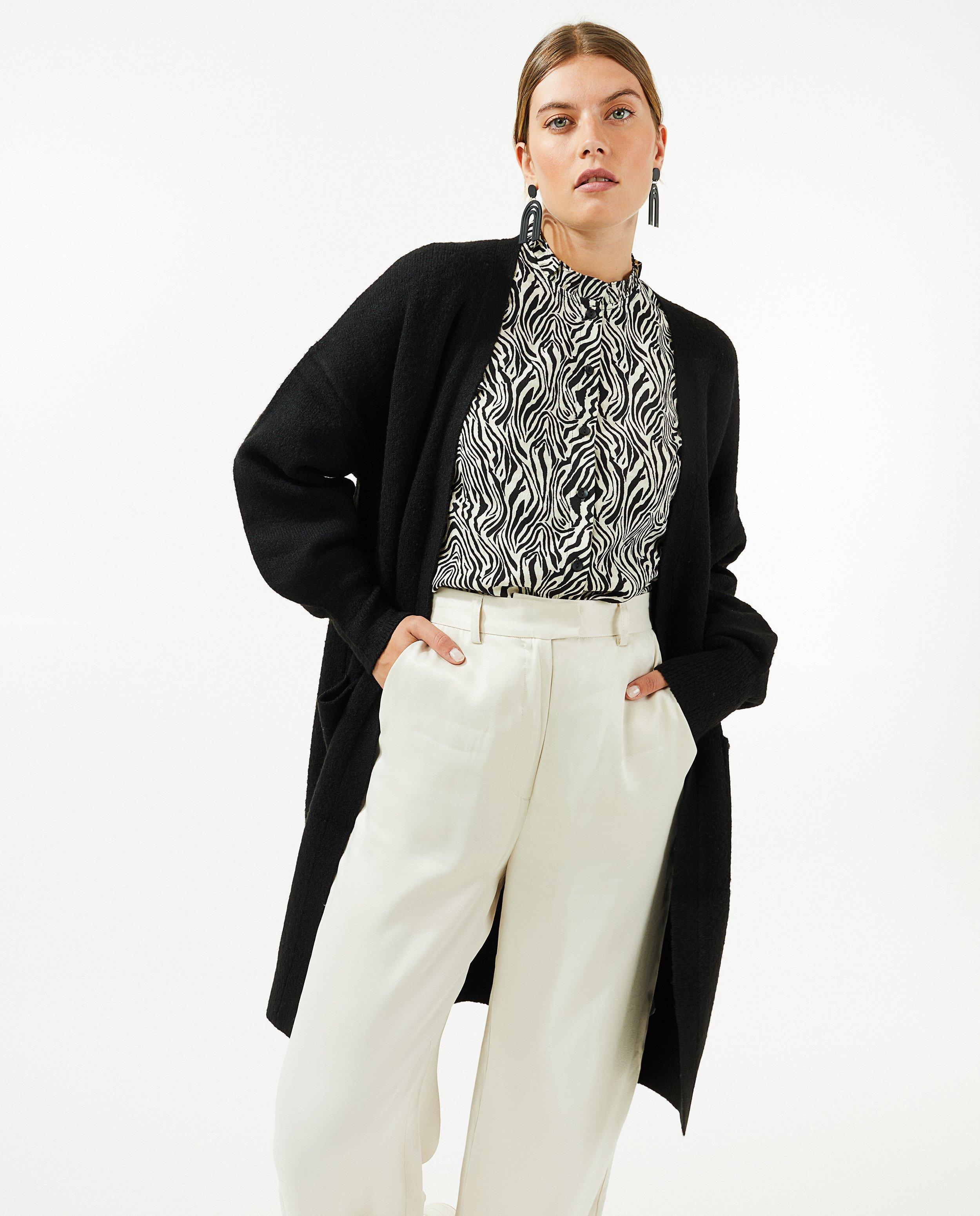 Cardigans - Long cardigan brun clair