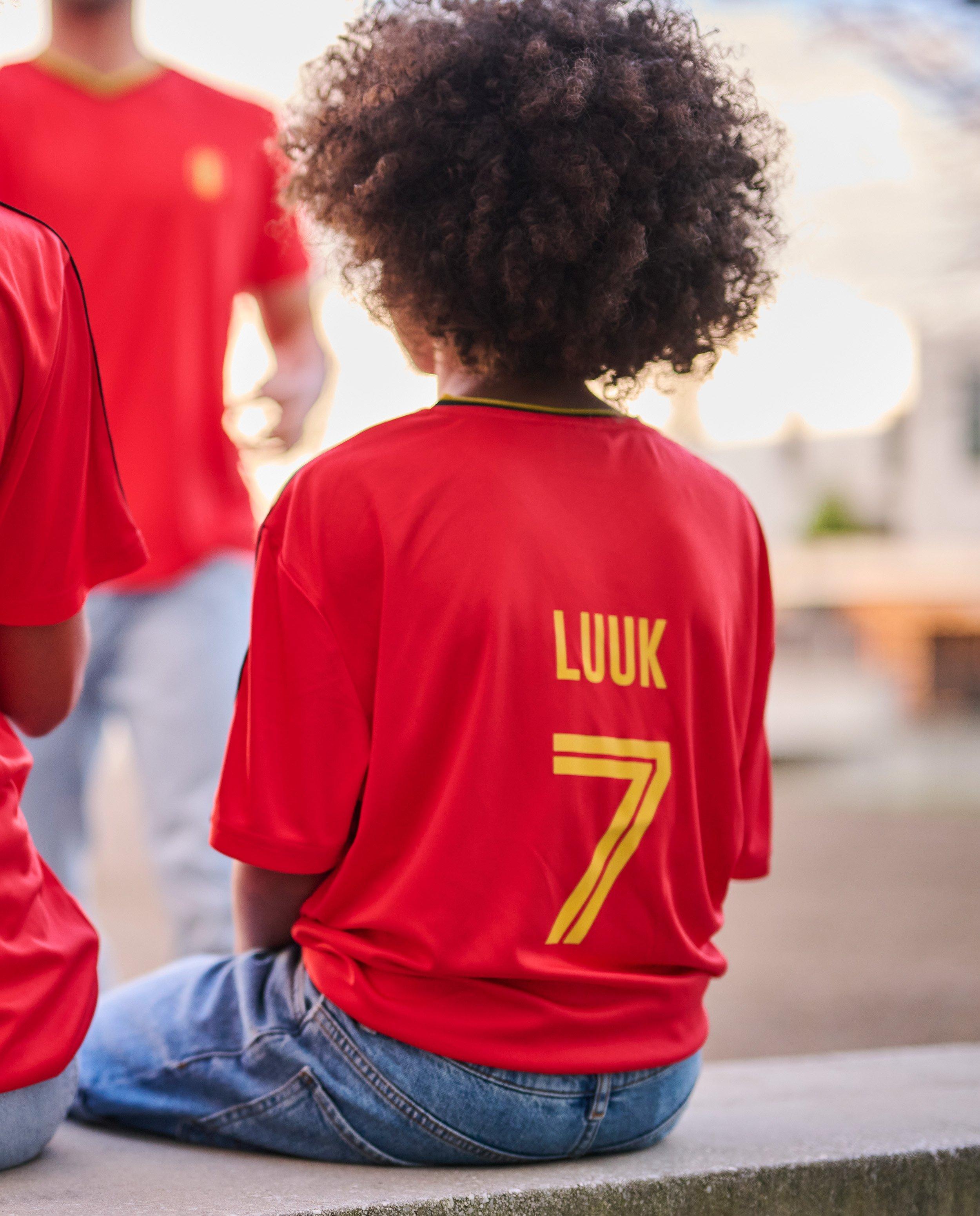 Personaliseerbaar voetbalshirt kinderen JBC JBC Belgie Belgie