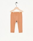 Pantalons - Jogger brun en coton bio