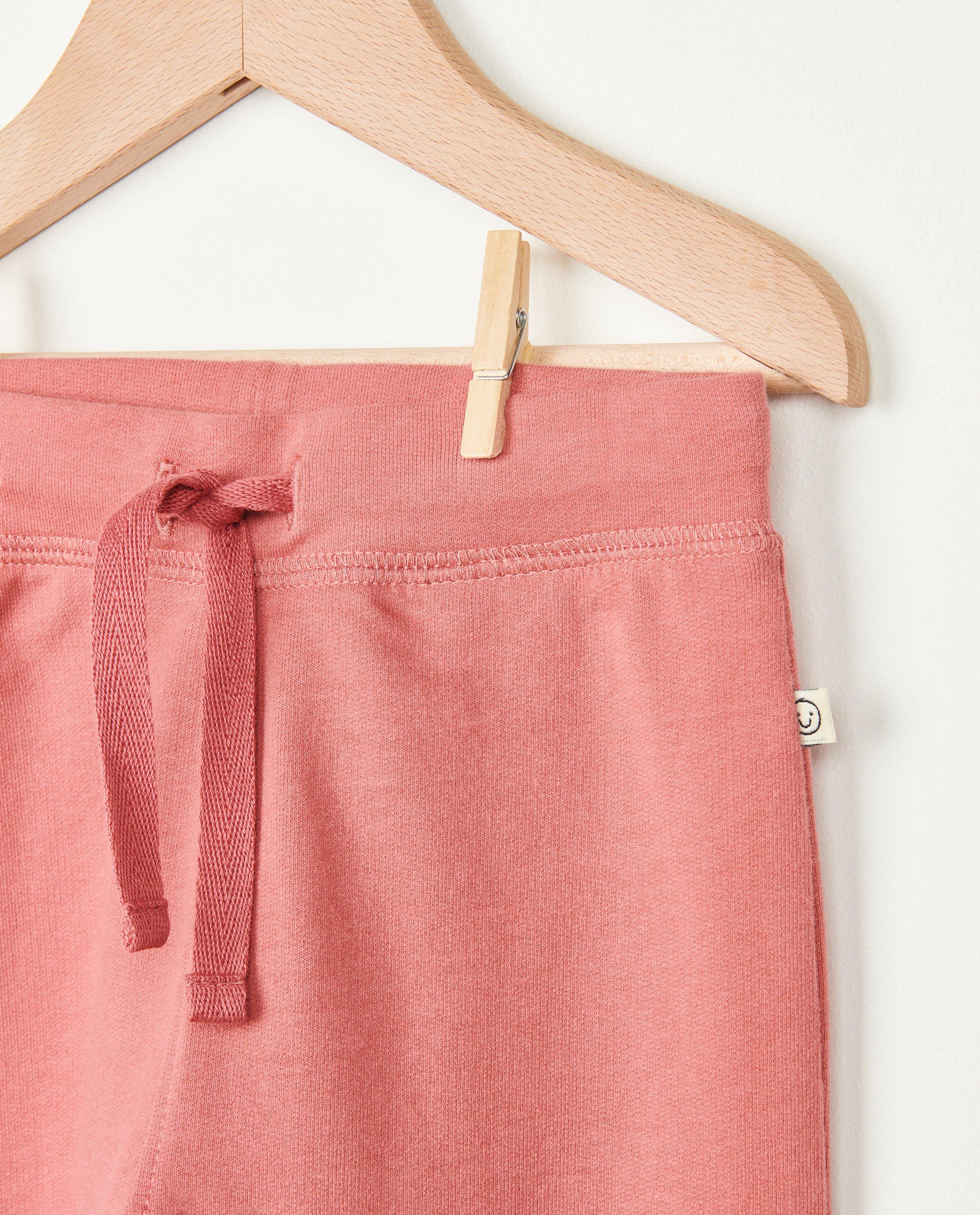 Pantalons - Jogger brun en coton bio