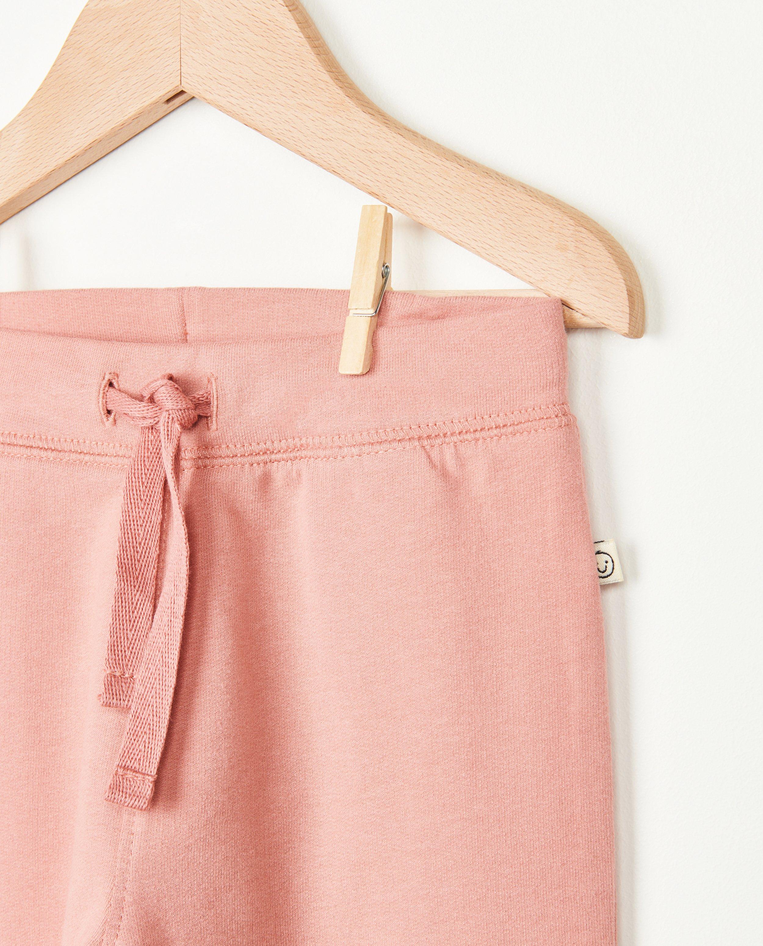 Pantalons - Jogger brun en coton bio