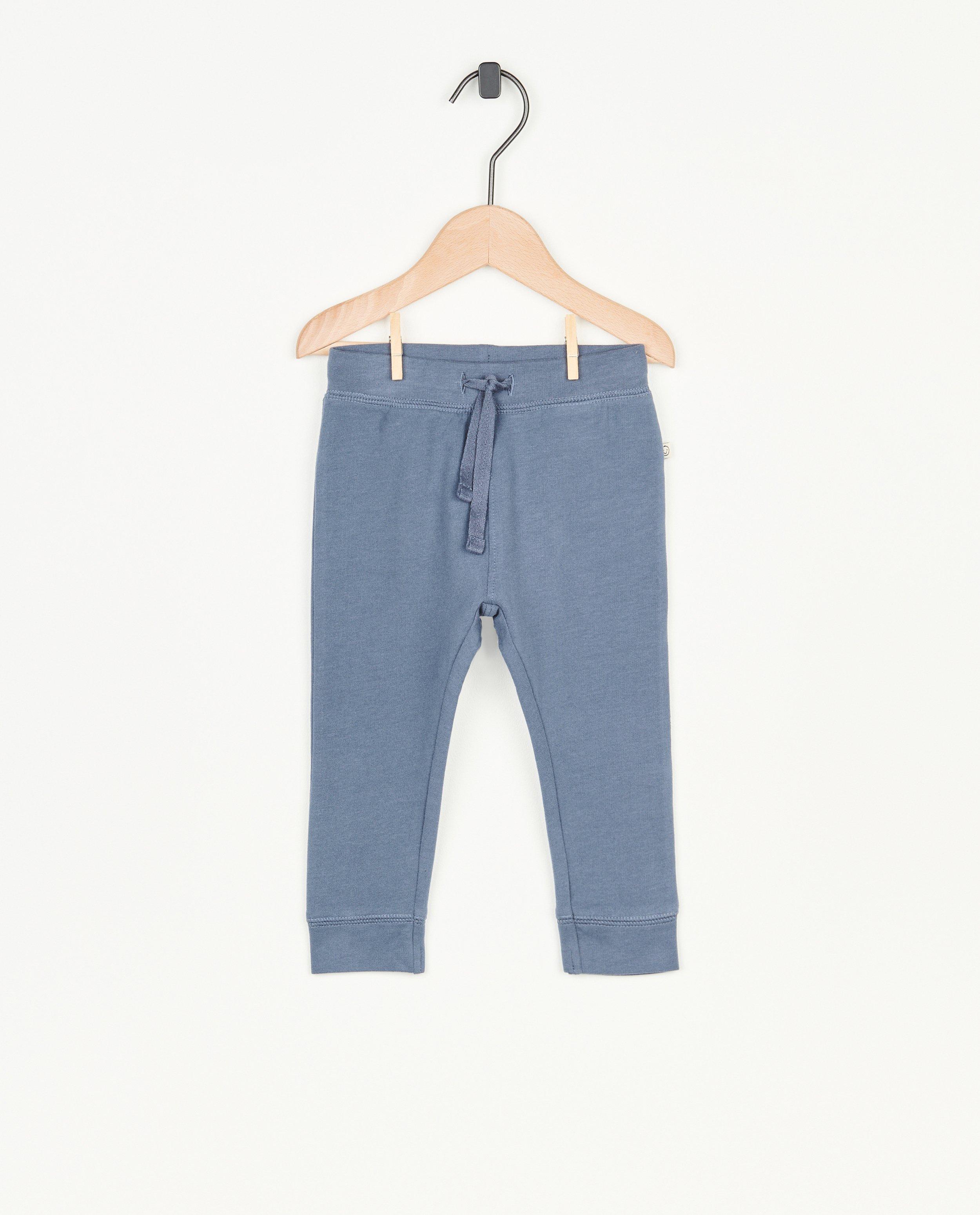 Zwarte jogger van biokatoen - null - Cuddles and Smiles
