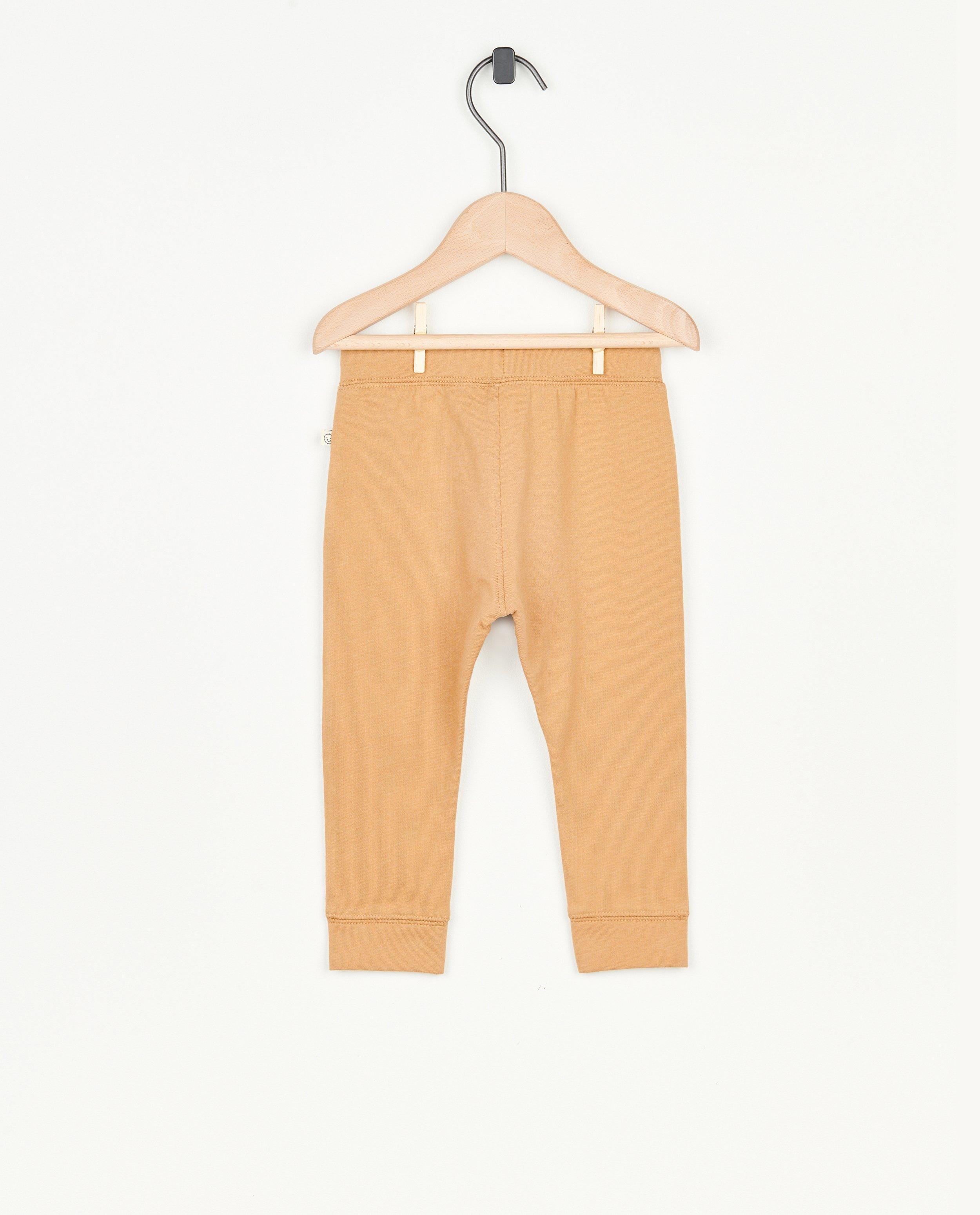 Pantalons - Jogger vert en coton bio