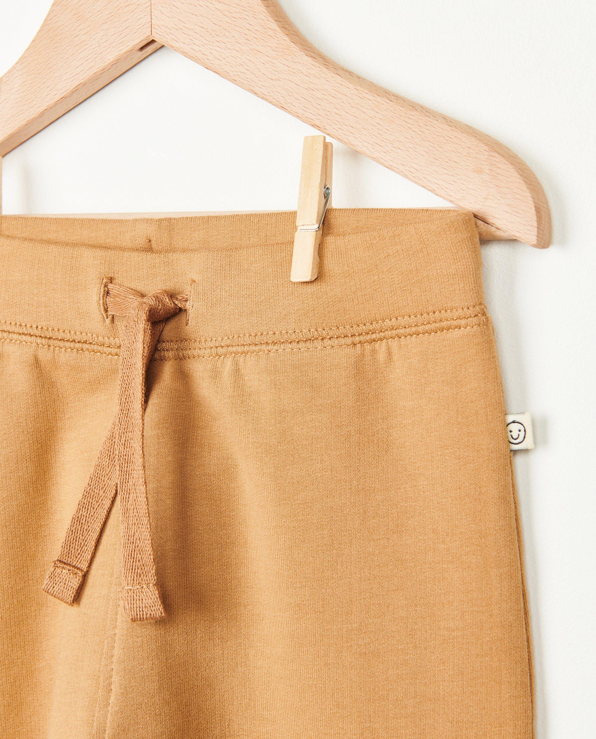 Pantalons - Jogger vert en coton bio