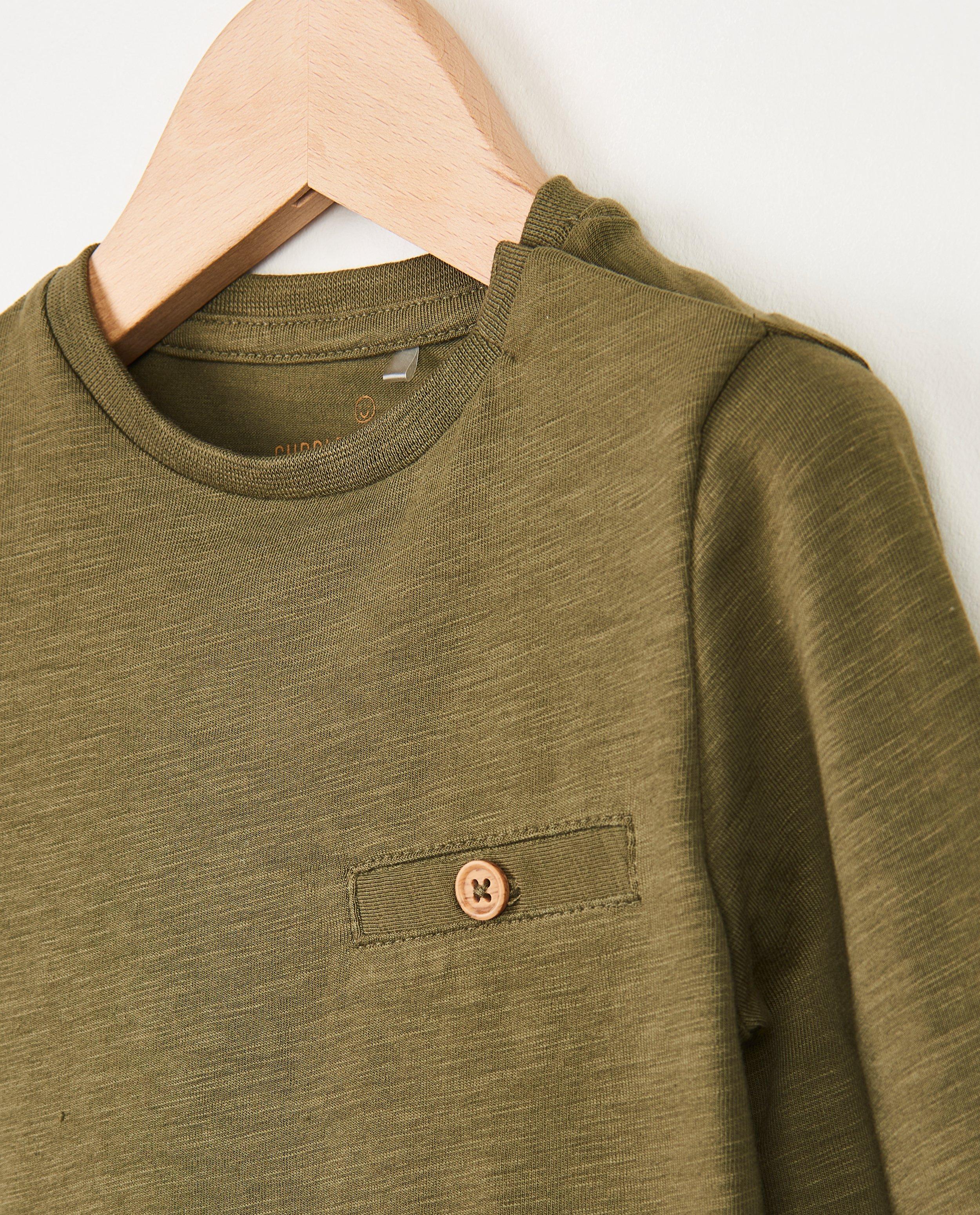 T-shirts - T-shirt brun à manches longues