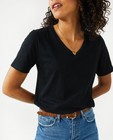 Zwart T-shirt met V-hals - null - Sora