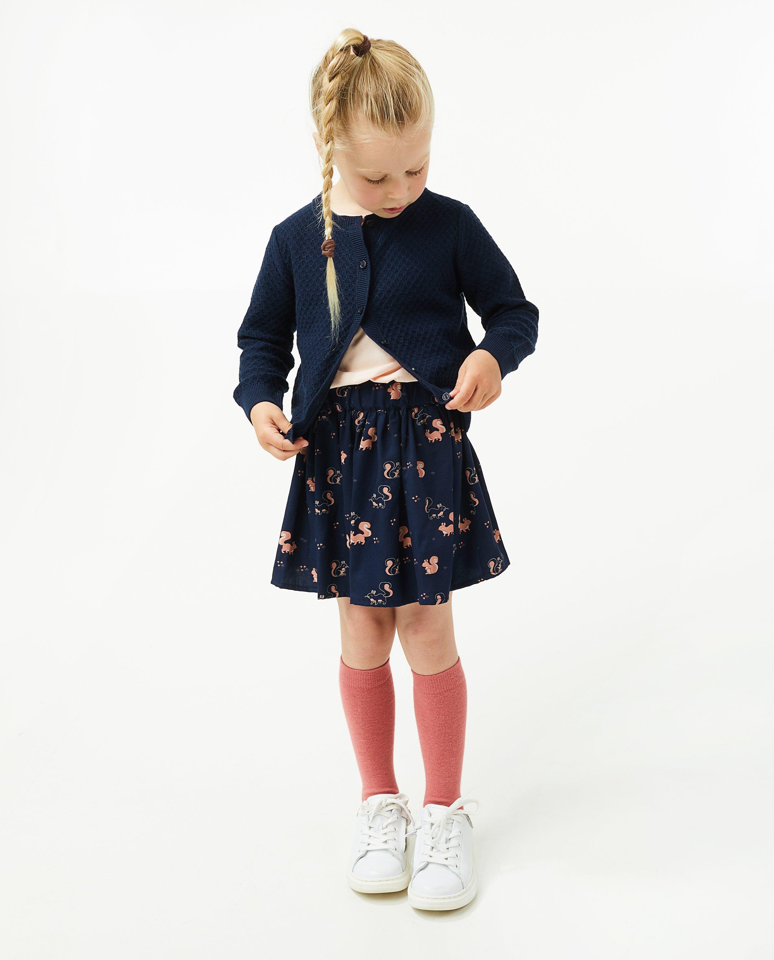 Bruine cardigan met patroon - null - Besties