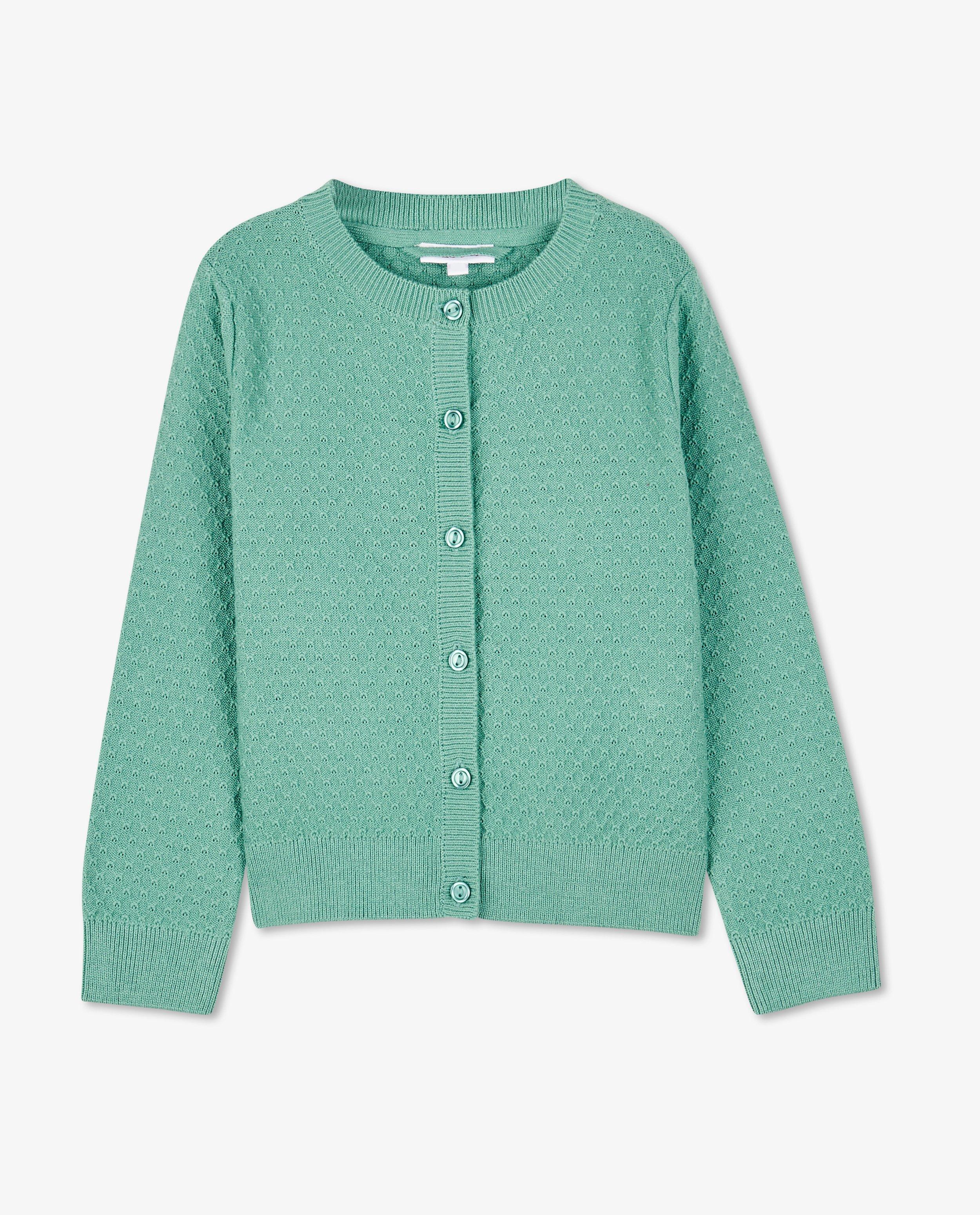 Cardigan - Bruine cardigan met patroon