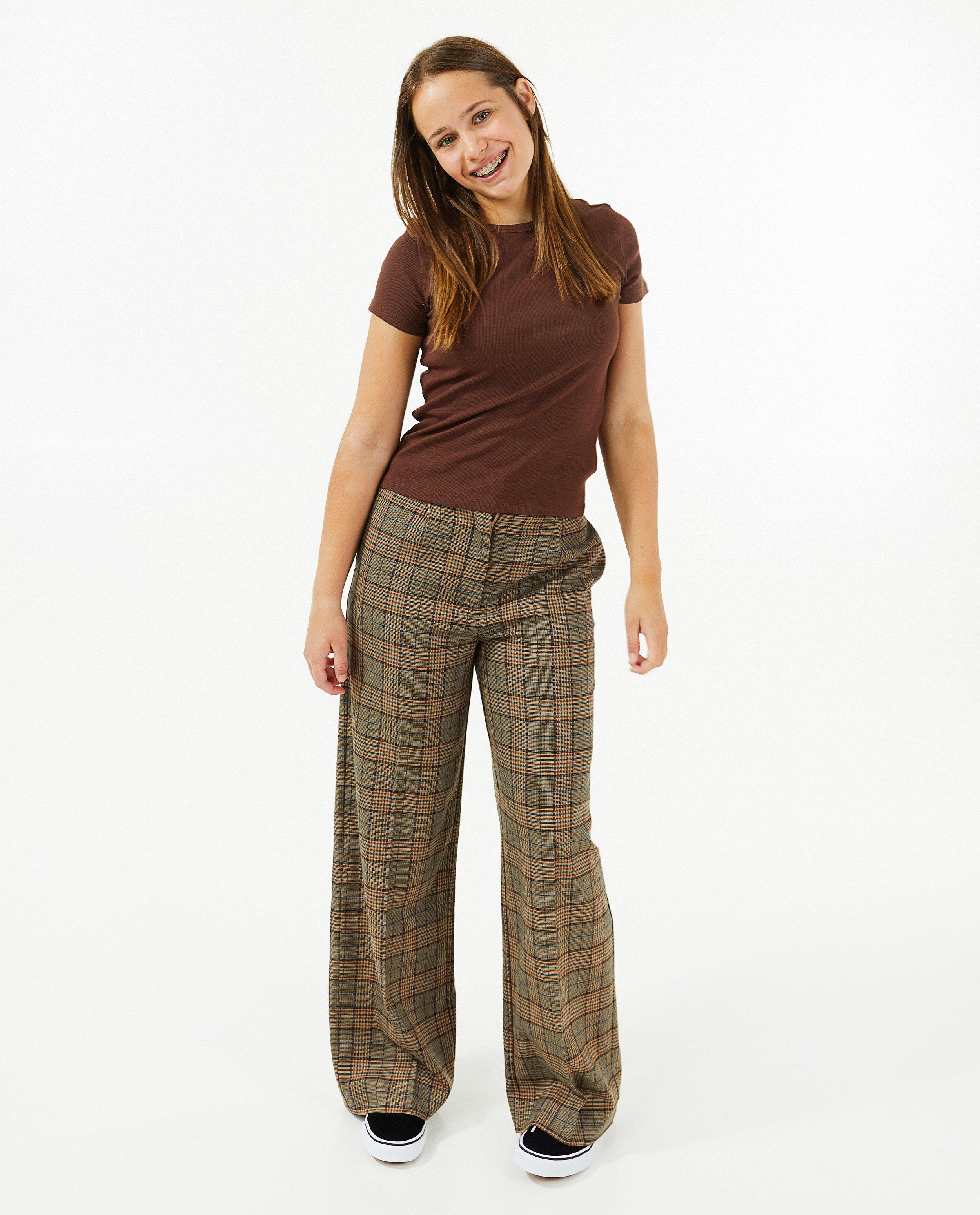 Pantalon a carreau large shop