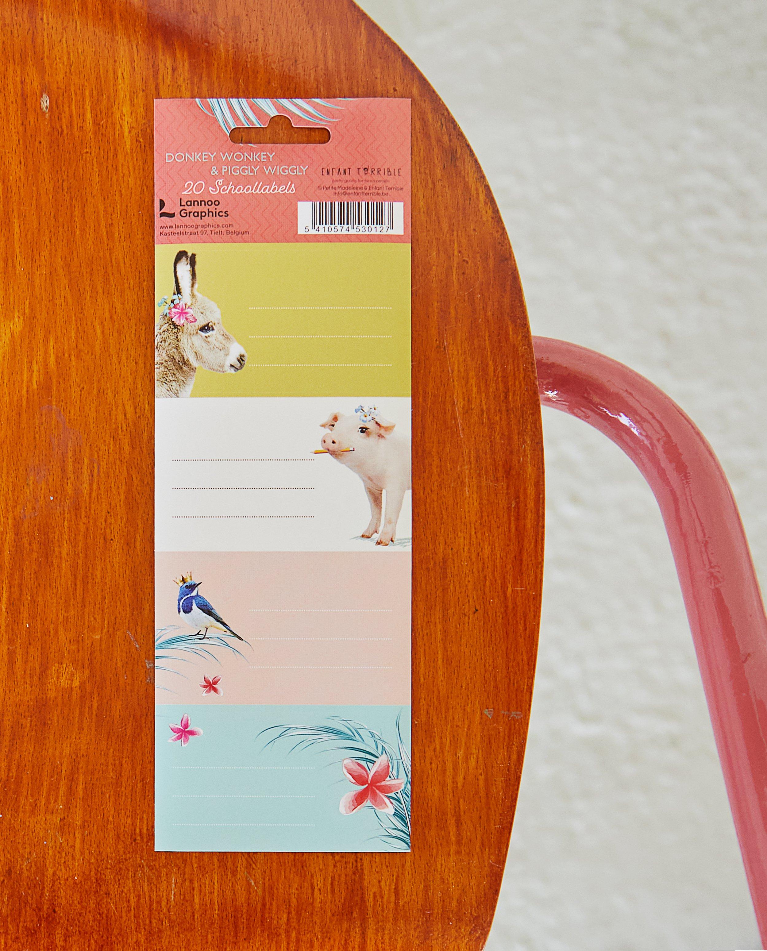 20 schooletiketten Enfant Terrible - null - JBC
