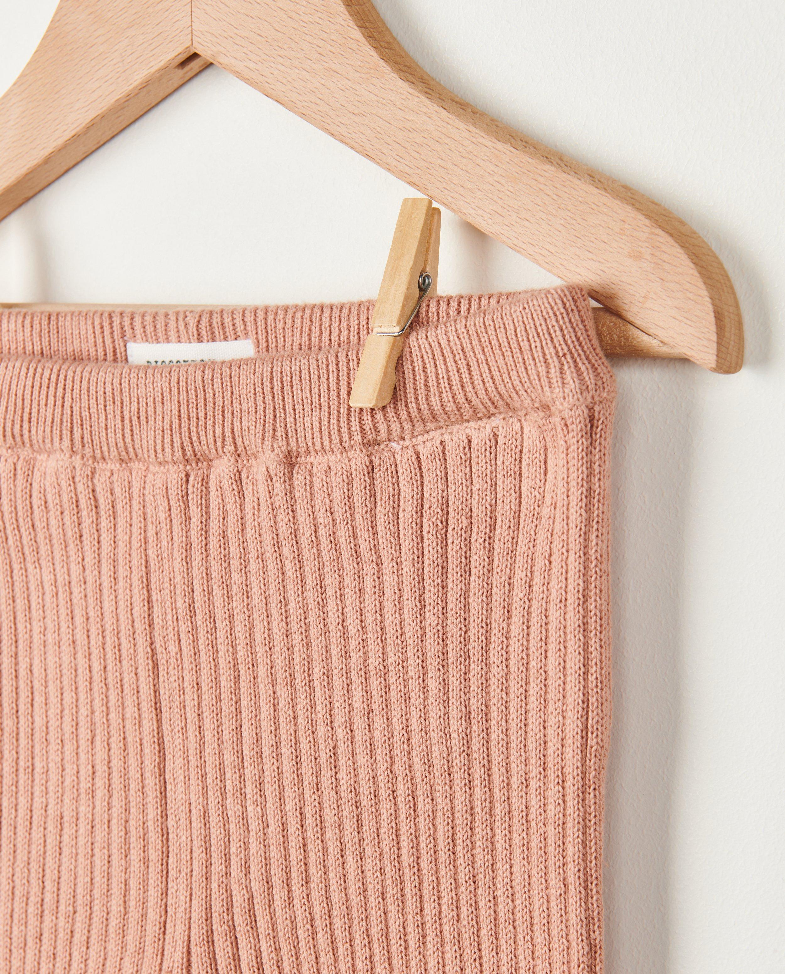 Leggings - Pantalon vieux rose côtelé