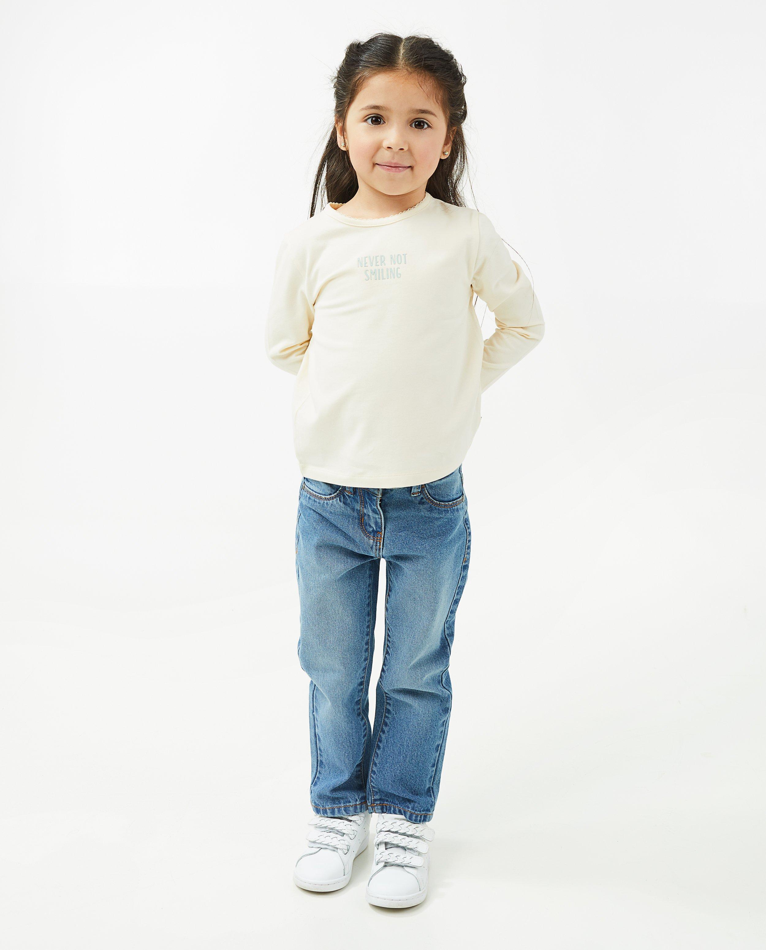 Offwhite longsleeve met opschrift - null - Milla Star