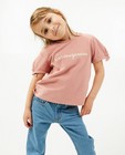 T-shirts - T-shirt rose à inscription (NL)