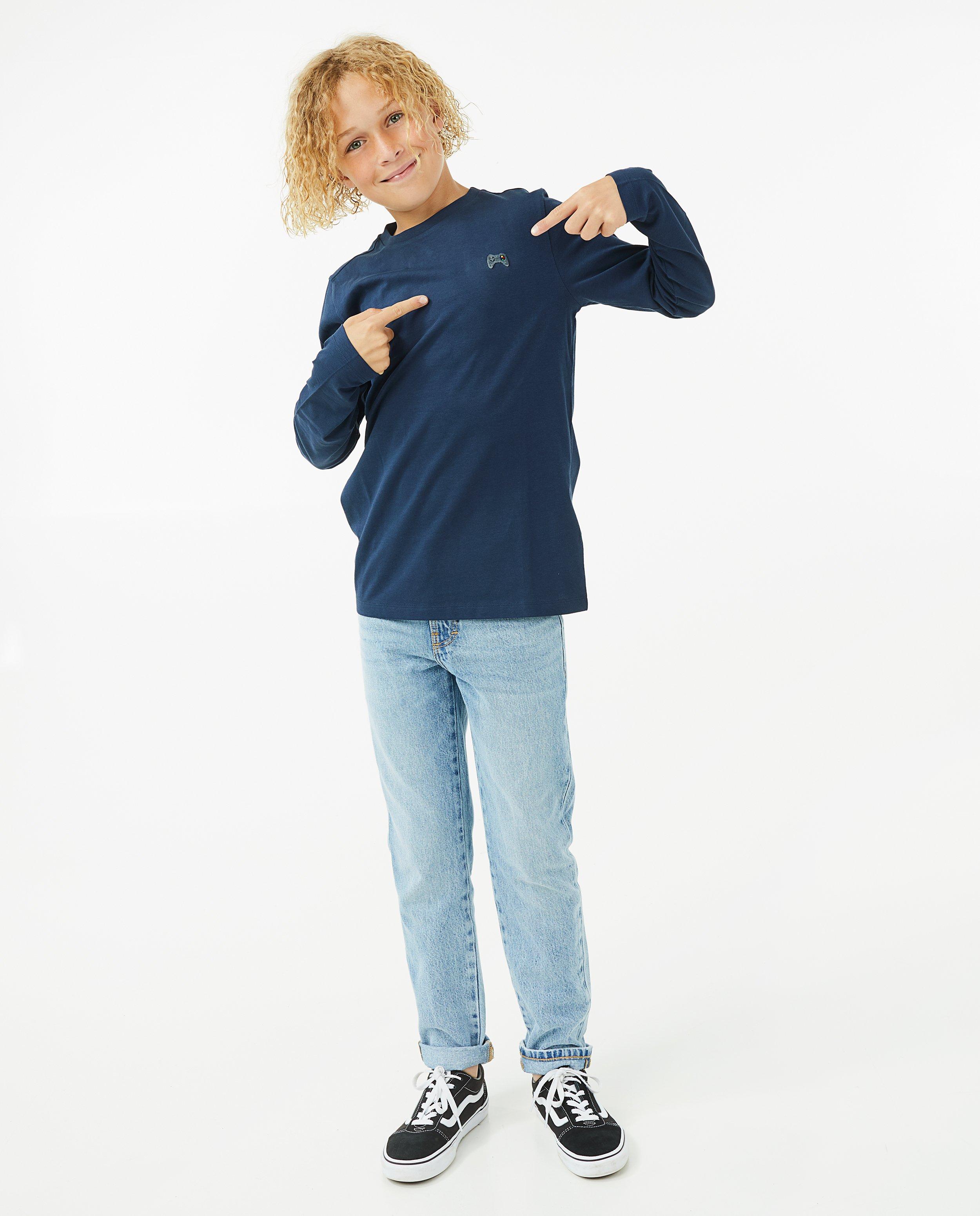 Roodbruine longsleeve - null - Fish & Chips