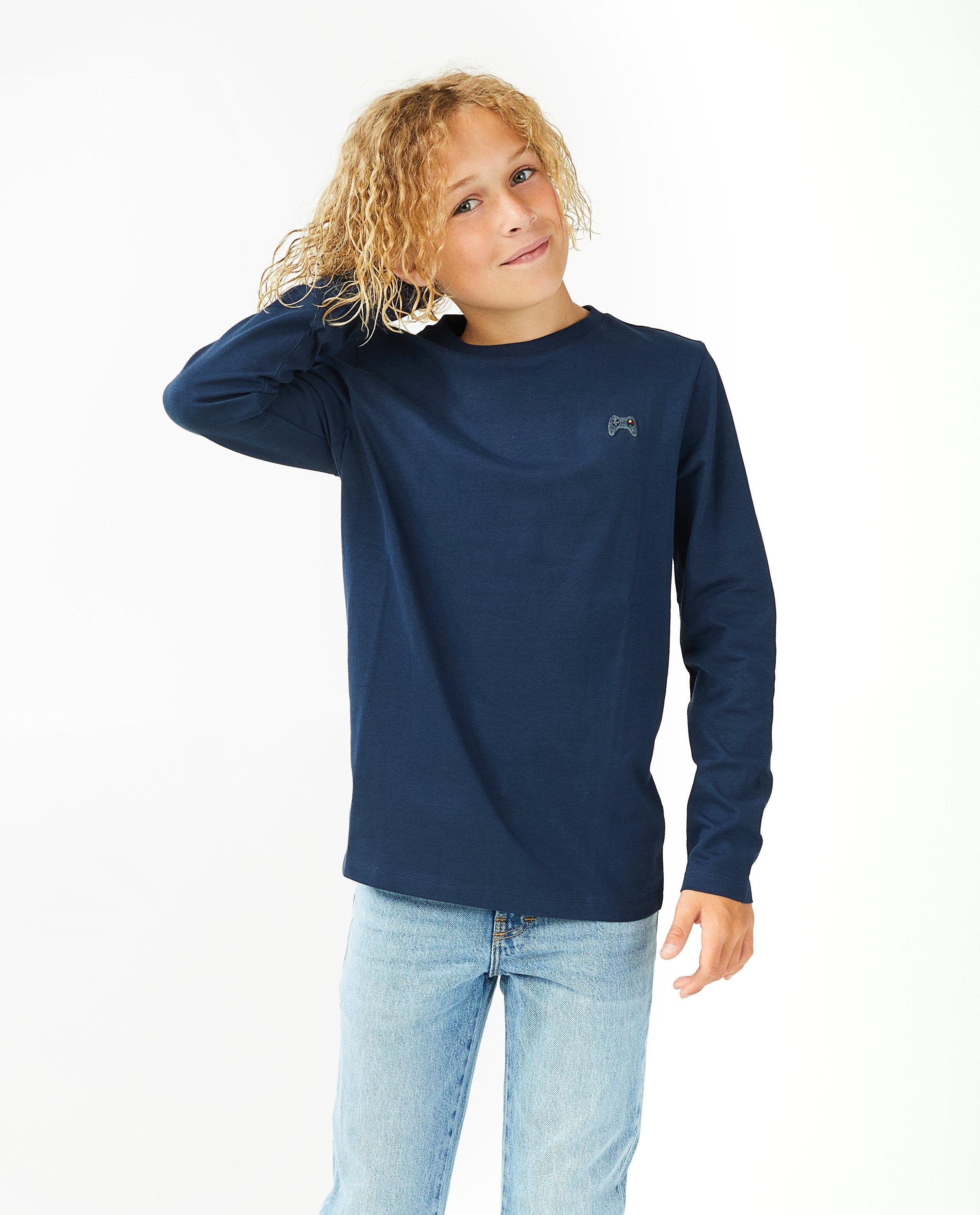T-shirts - Donkergroene longsleeve