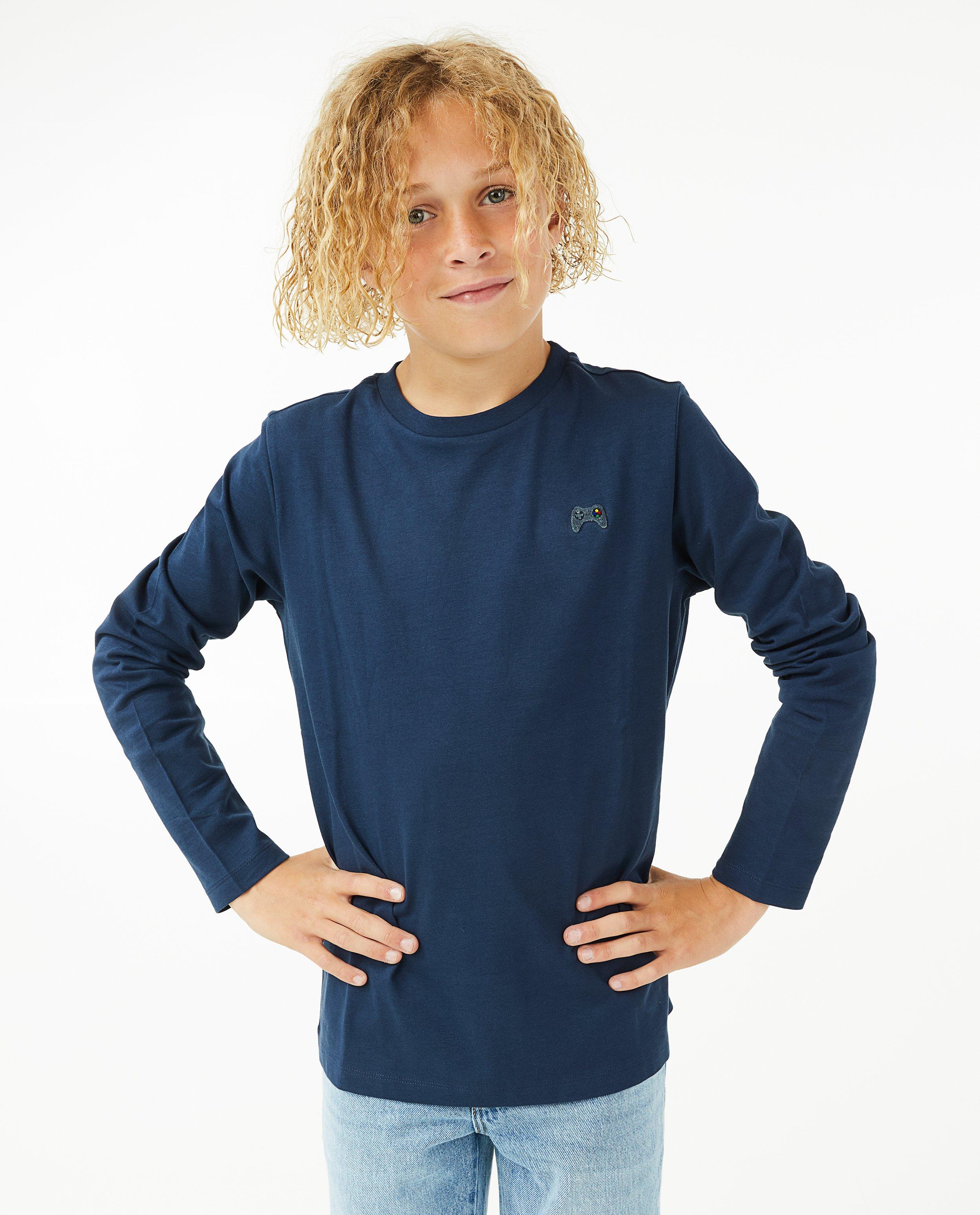 T-shirts - Donkergroene longsleeve