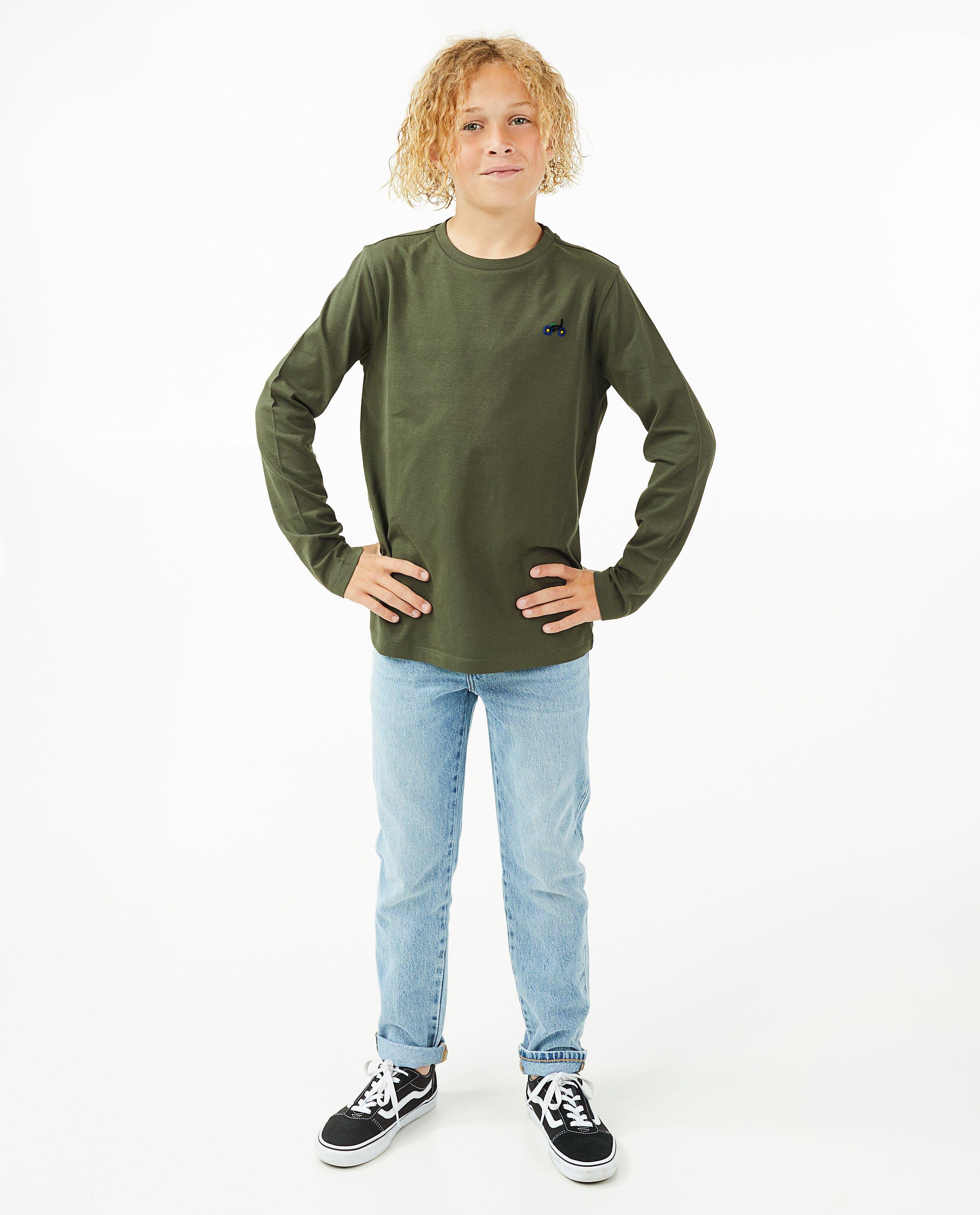 Roodbruine longsleeve - null - Fish & Chips