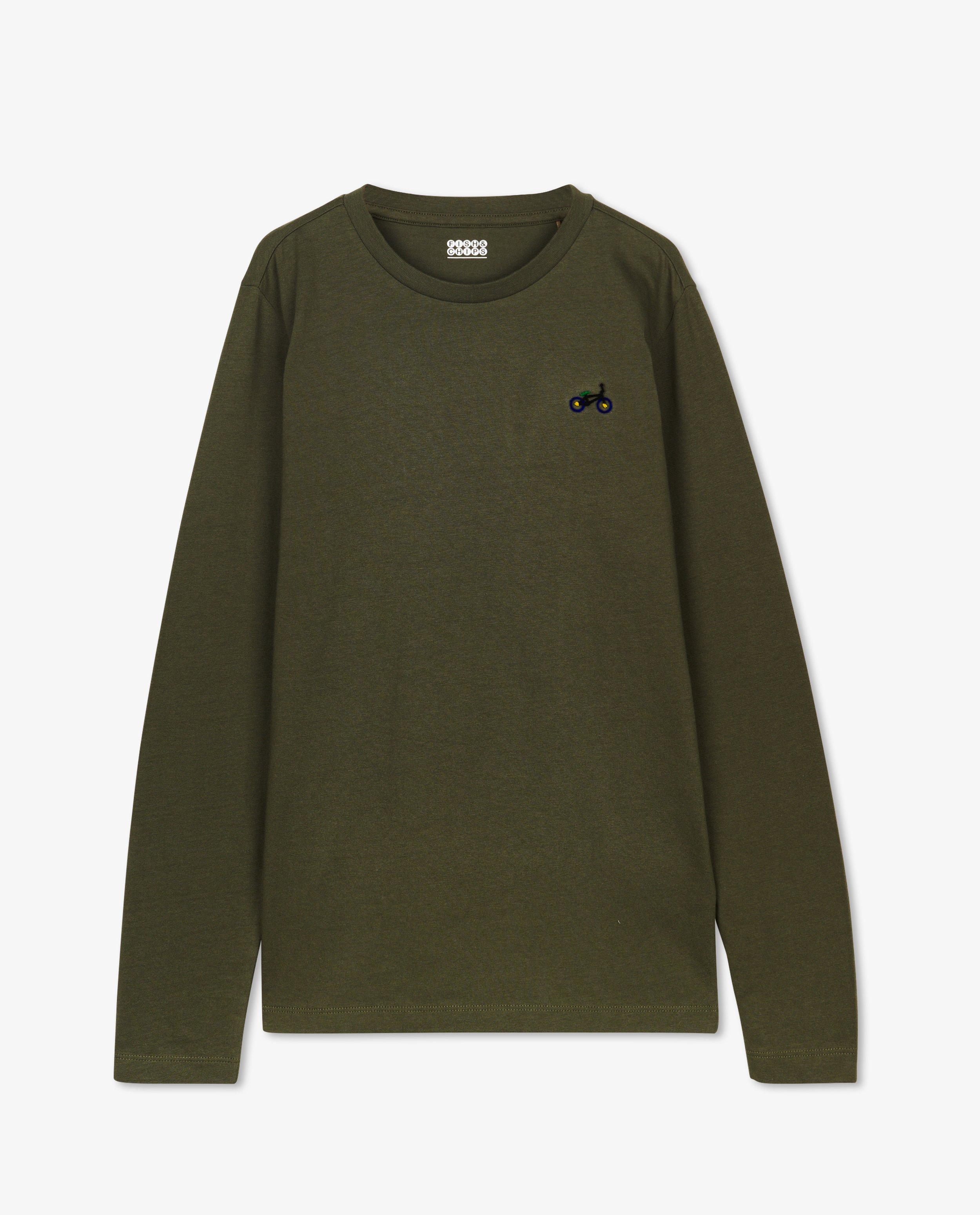 T-shirts - Donkergroene longsleeve