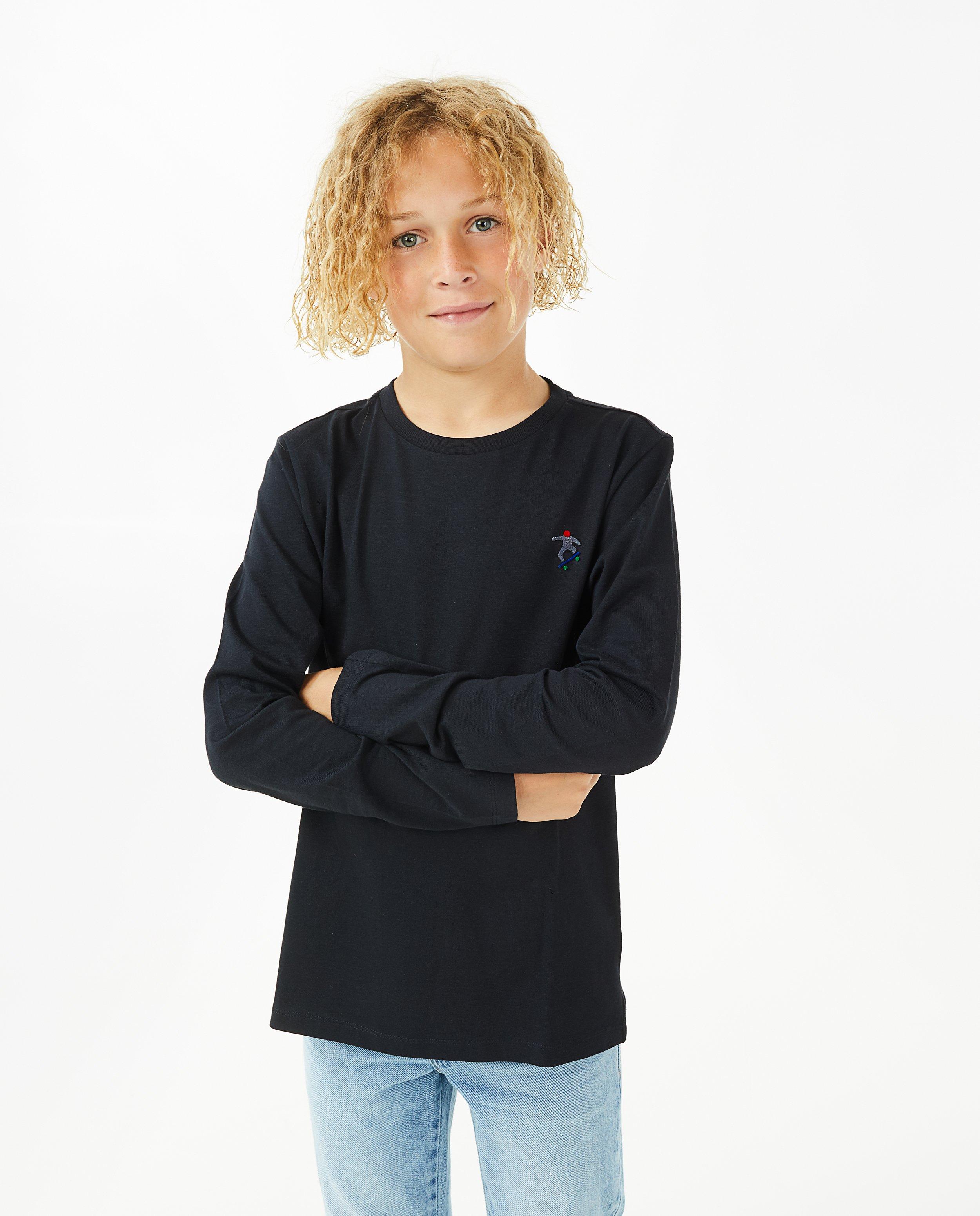 T-shirts - Donkergroene longsleeve