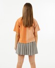 T-shirts - Oranje T-shirt met color block