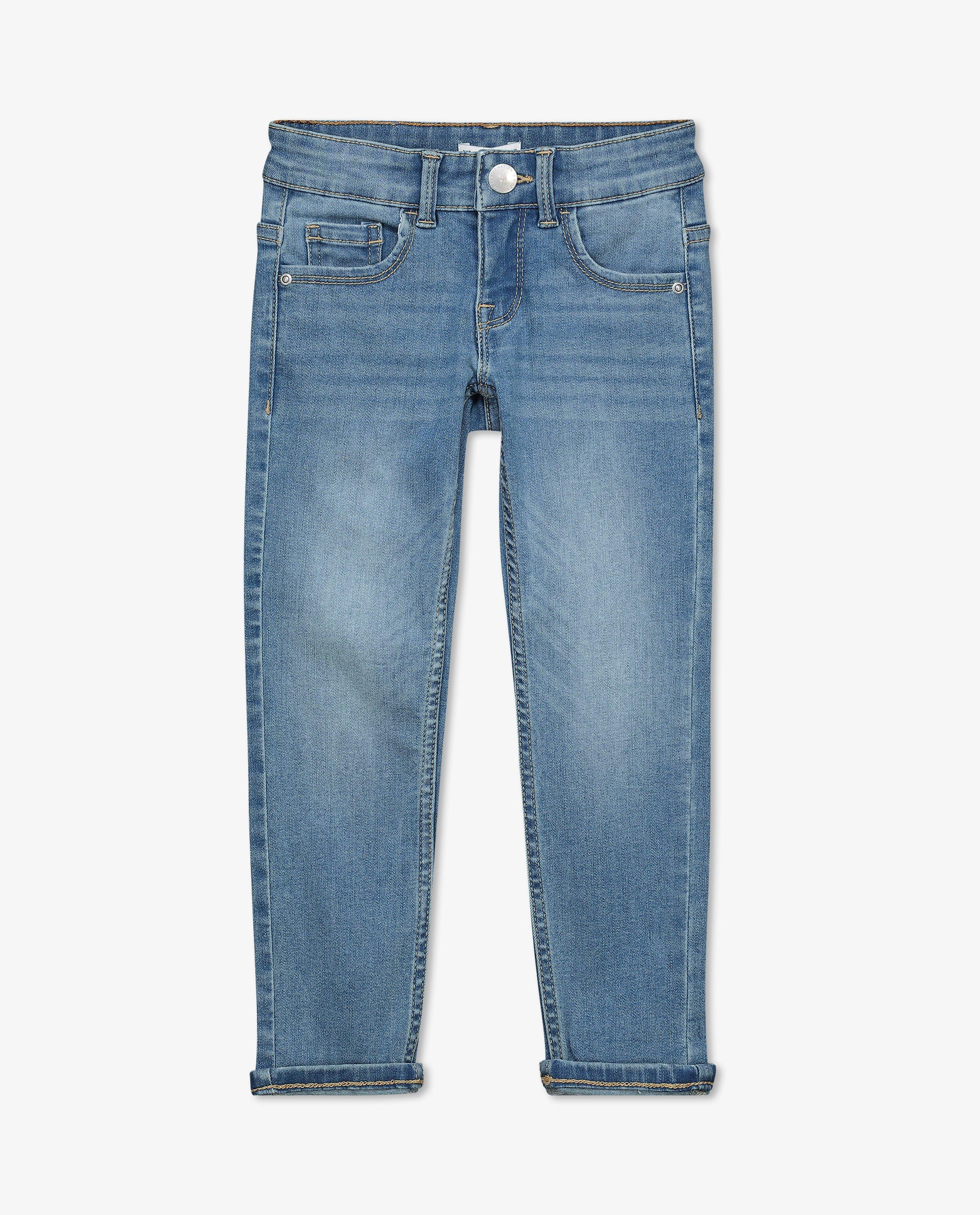Donkerblauwe jeans, slim fit - null - Fish & Chips