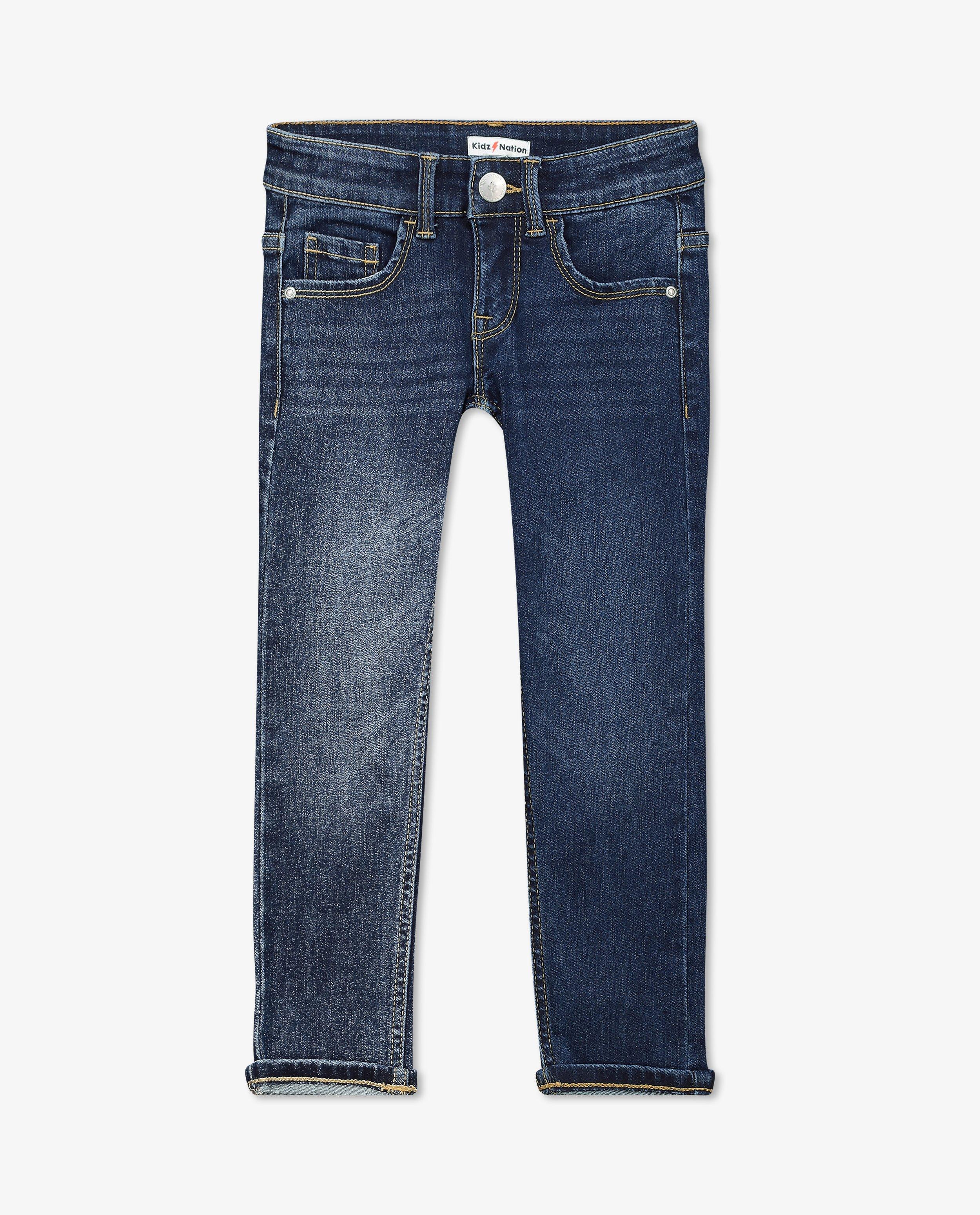 Jeans - Blauwe jeans, slim fit