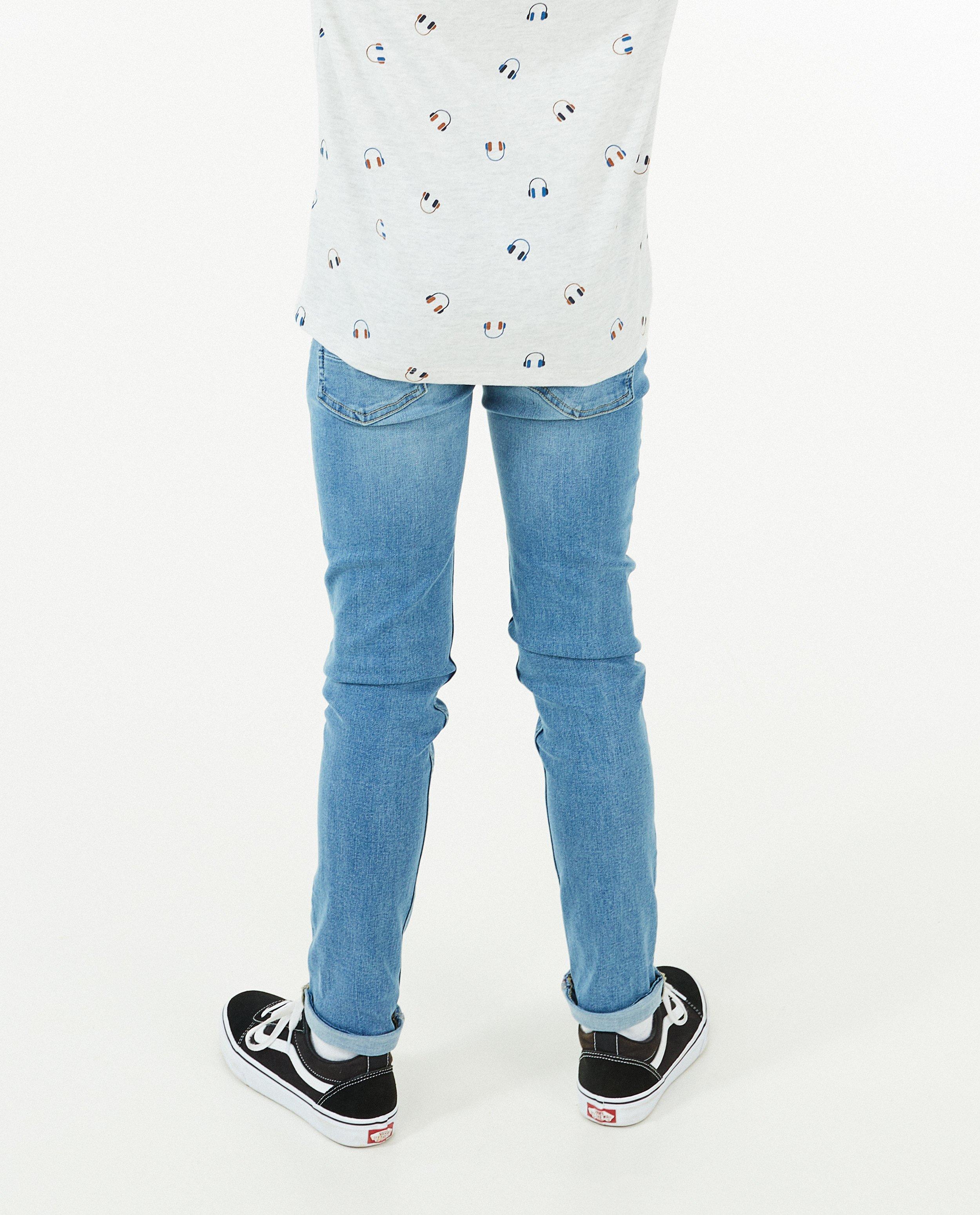 Jeans - Blauwe jeans, slim fit