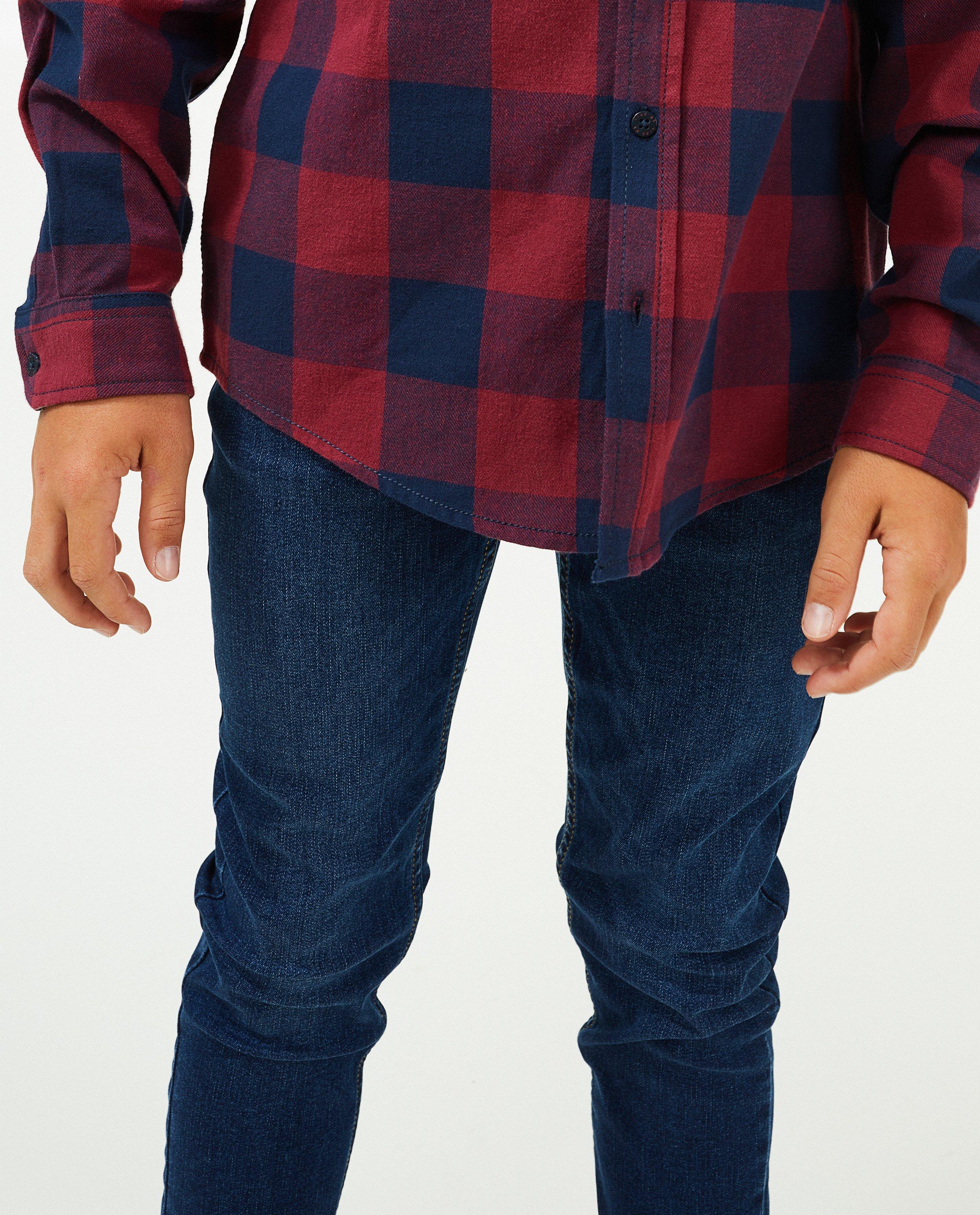 Jeans - Blauwe jeans, slim fit