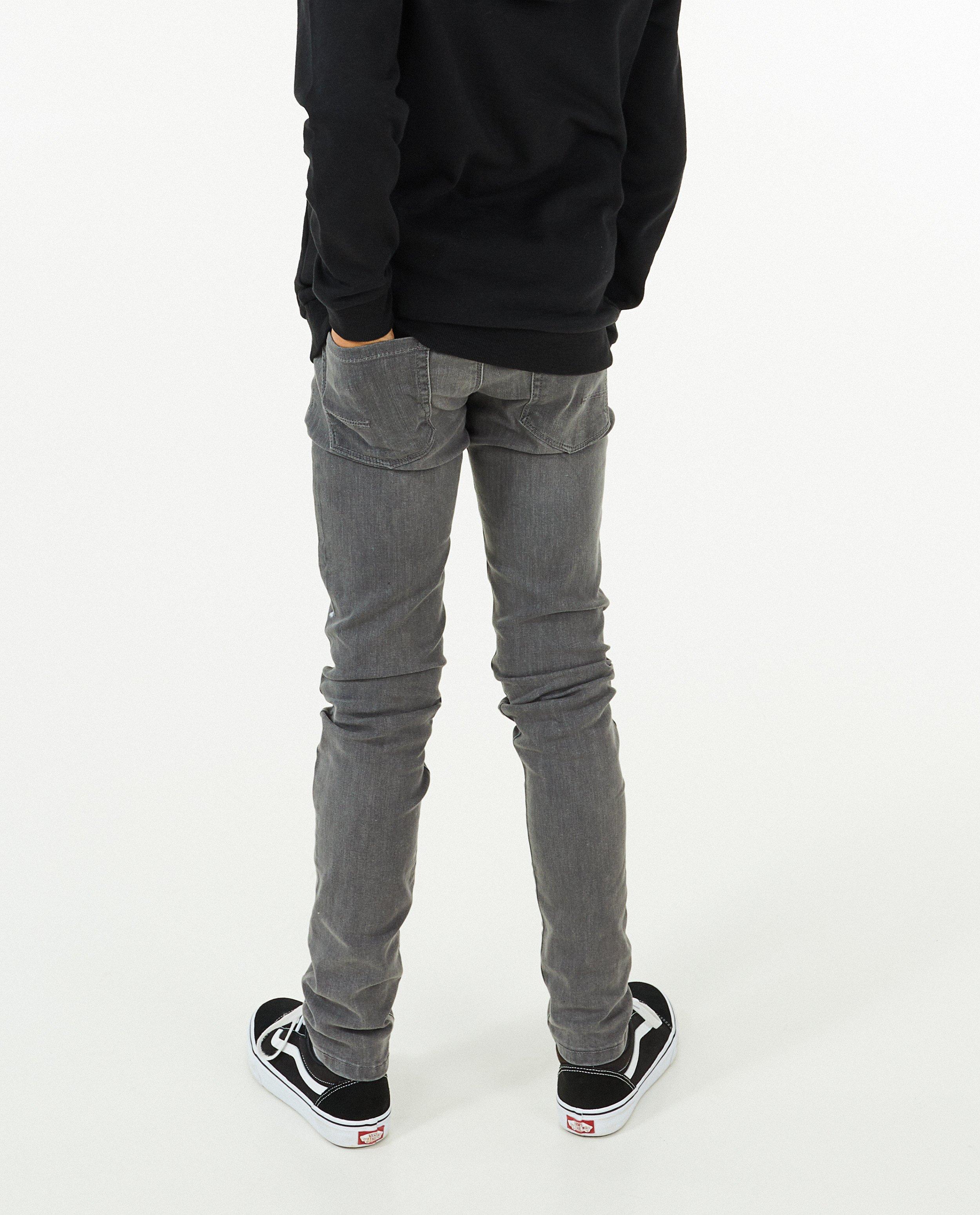 Jeans - Grijze skinny jeans Joey, 7-14 jaar