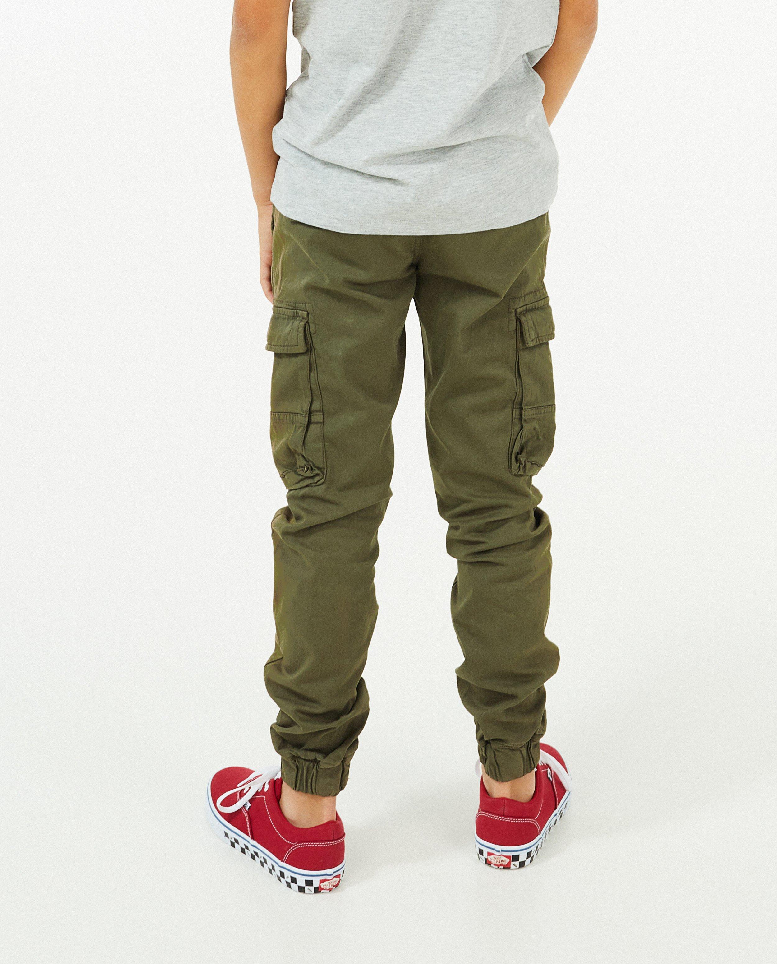 Pantalons - Pantalon cargo brun