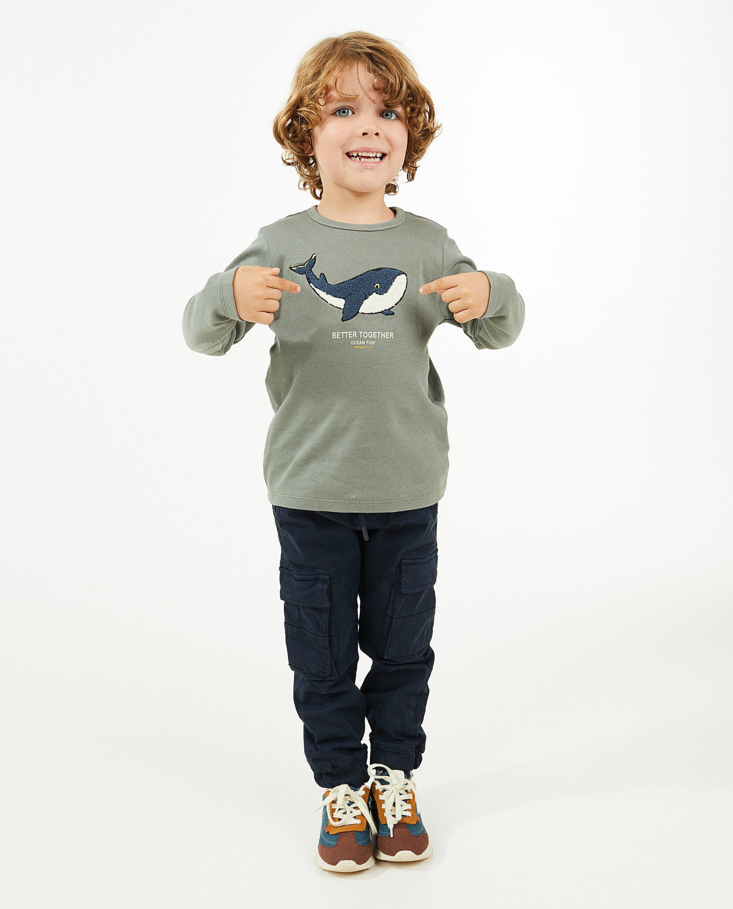 Bruine cargobroek, 2-7 jaar - null - Kidz Nation